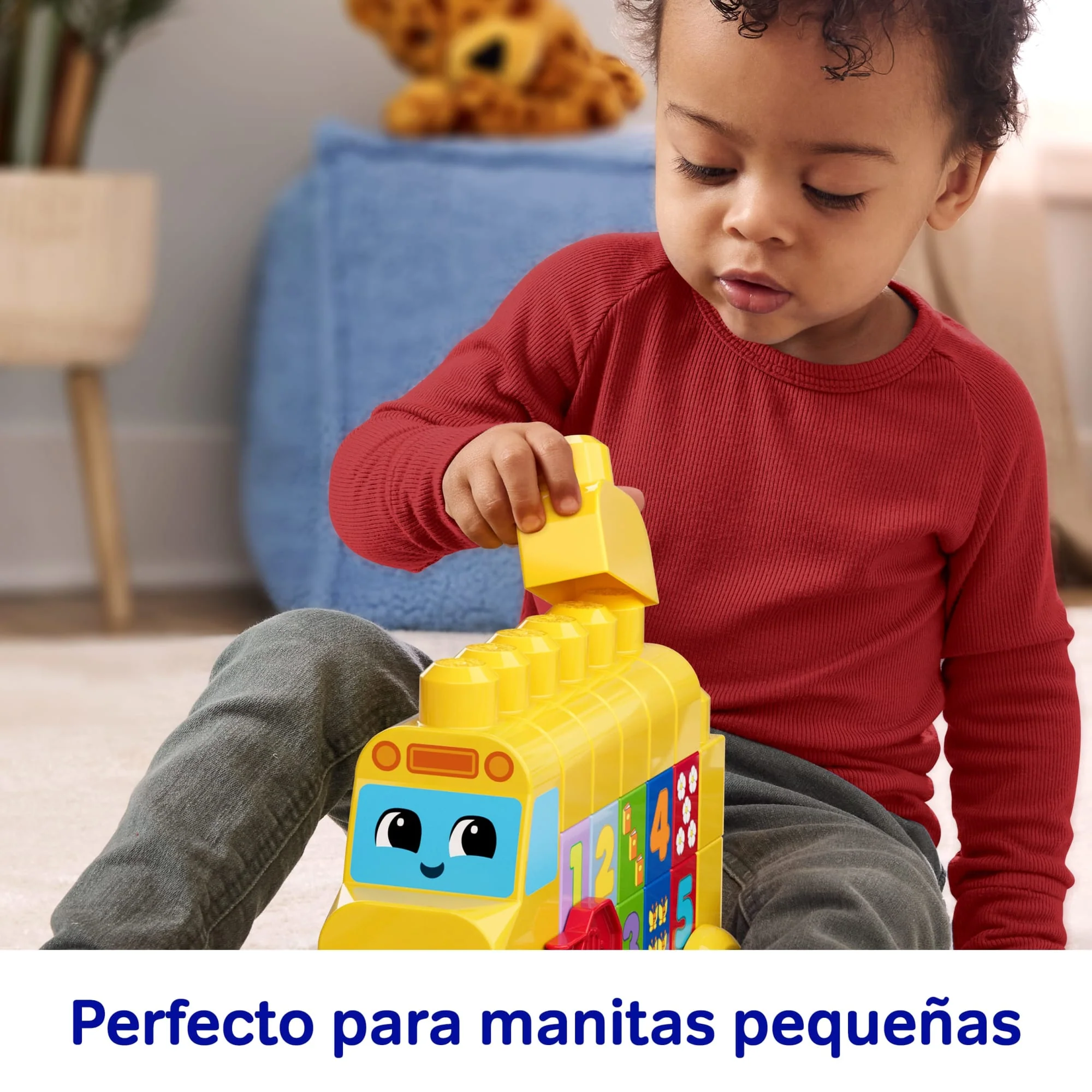MEGA BLOKS First Builders Autobús De Juguete Para Construir Y Contar (45 Piezas) Para Niños Pequeños - Image 4