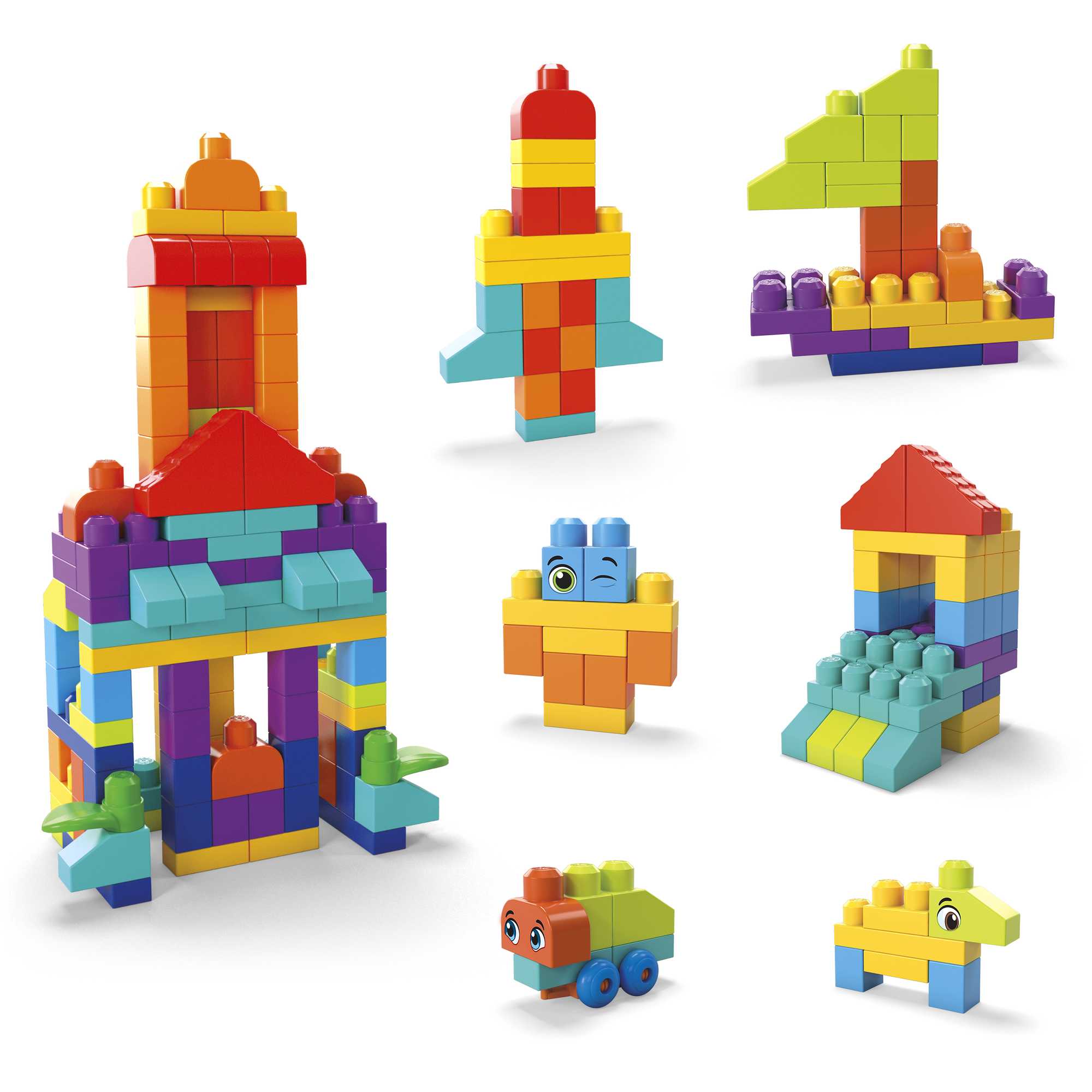 MEGA BLOKS® Bardzo duża torba z klockami do budowania - Image 5