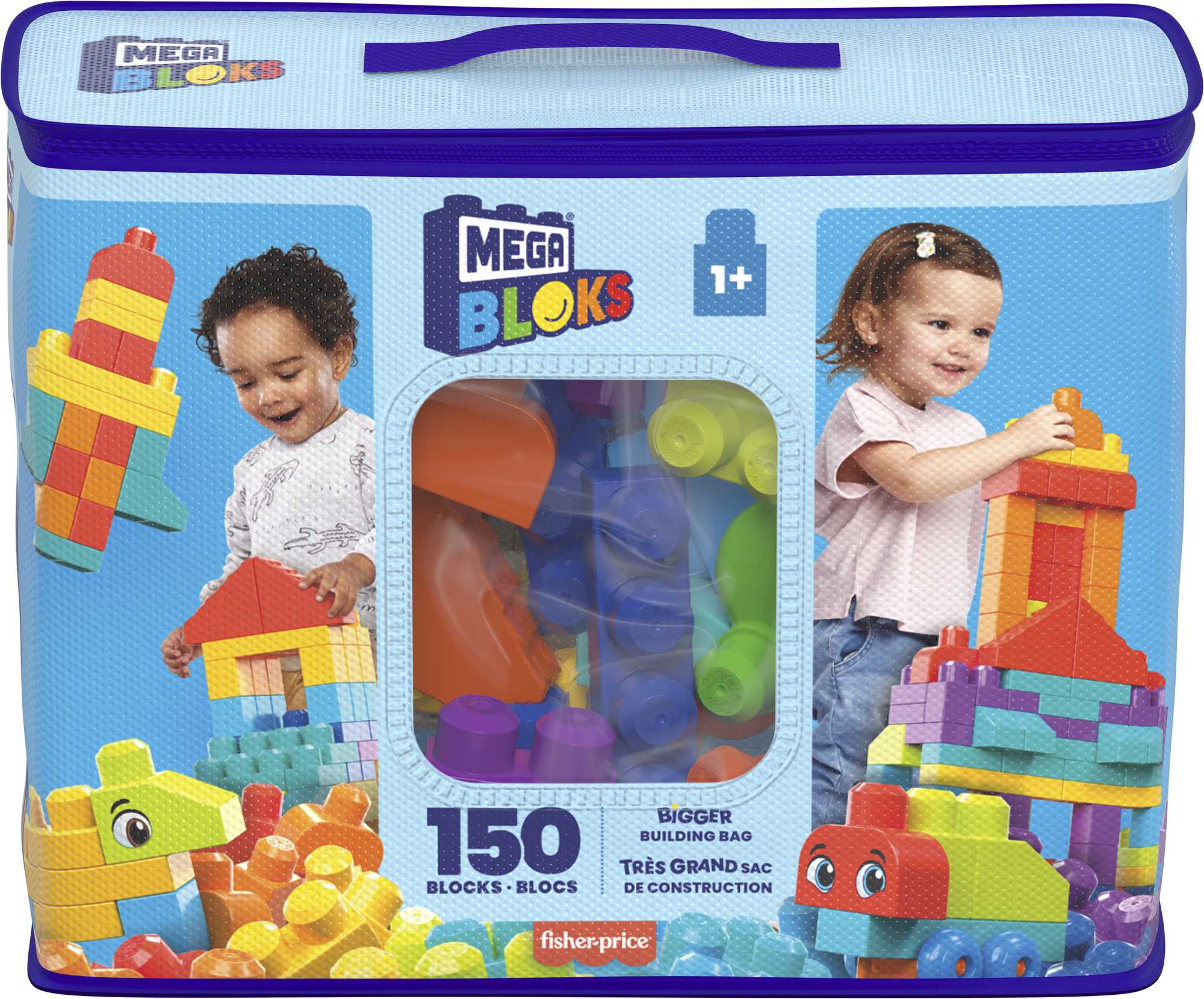 MEGA BLOKS® Bardzo duża torba z klockami do budowania - Image 6