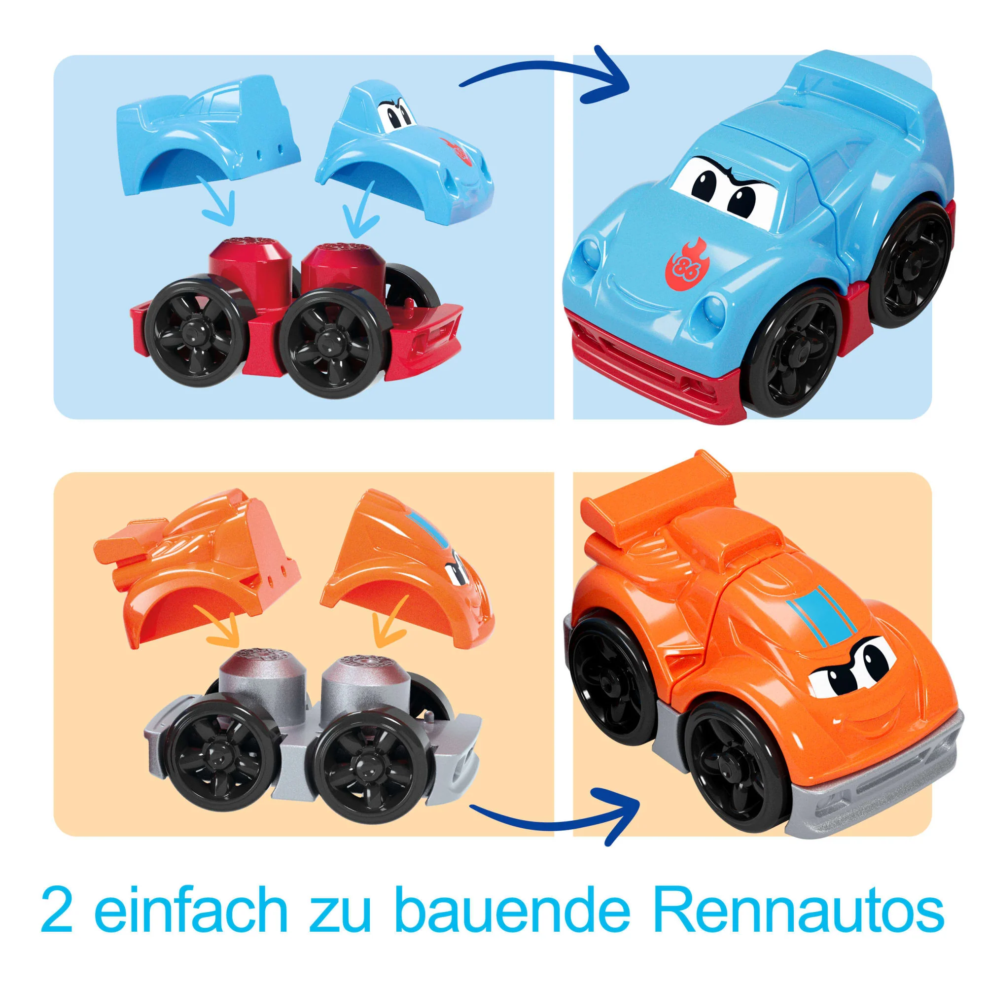 MEGA BLOKS-Bausteine Fast Tracks Rennwagen-Transporter Spielbausteine (19 Teile) Für Kleinkinder - Image 3