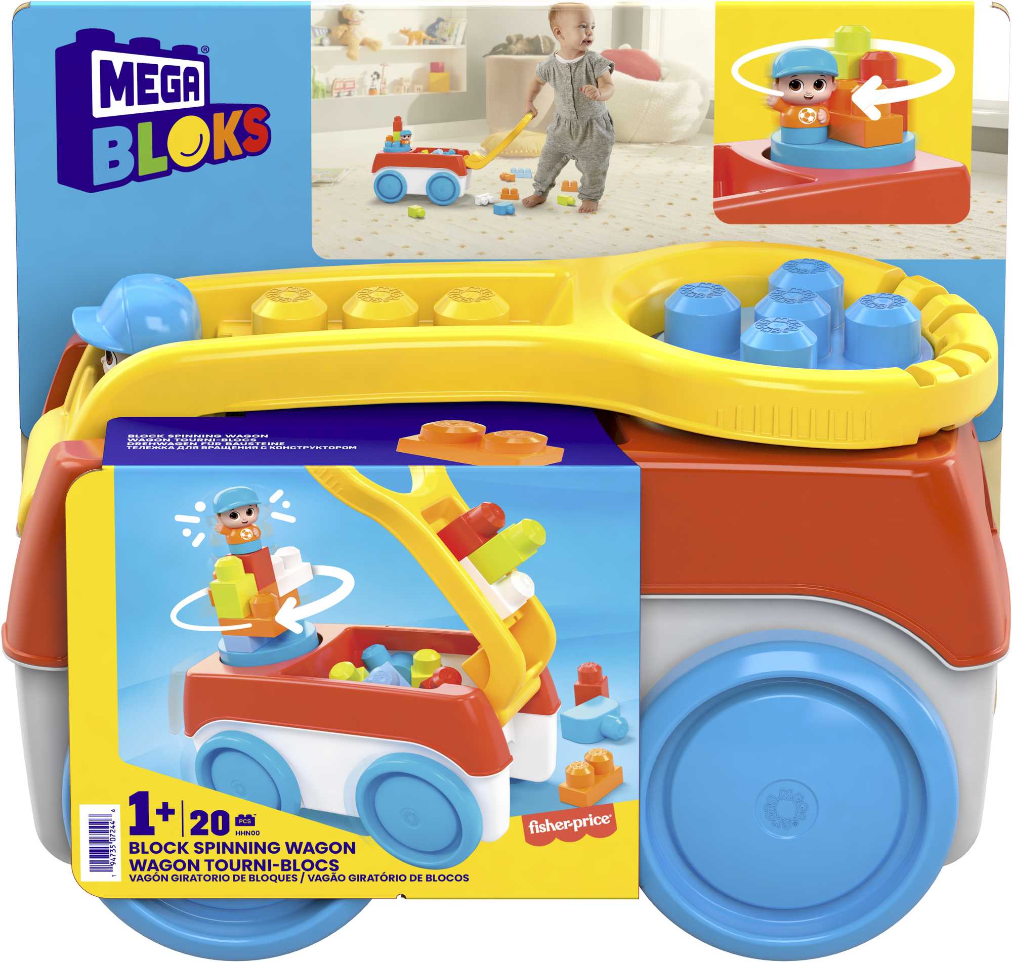 Mega Bloks Block Spinning Wagon - Image 6