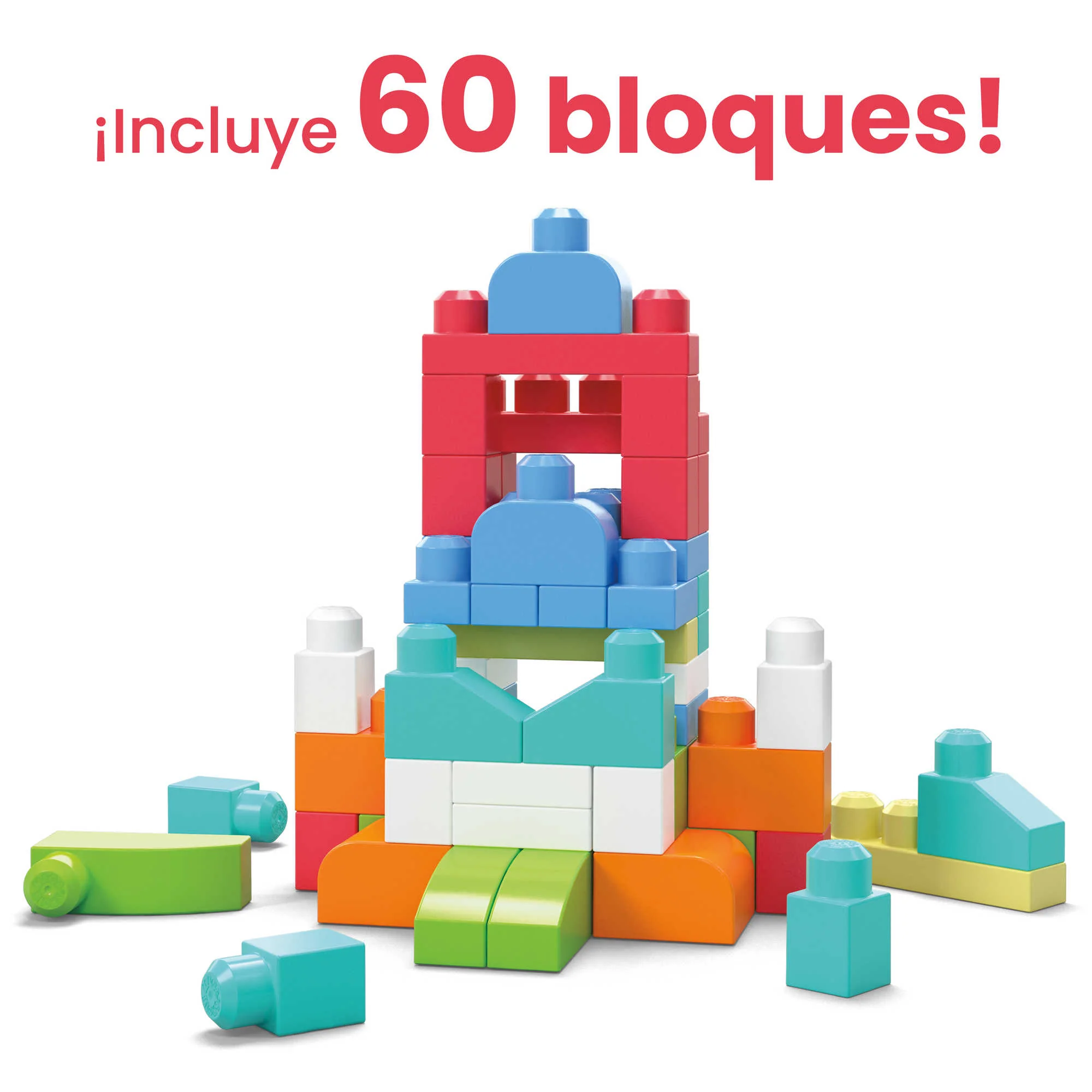 Mega Bloks Bolsa Rosa 60 Piezas - Image 3
