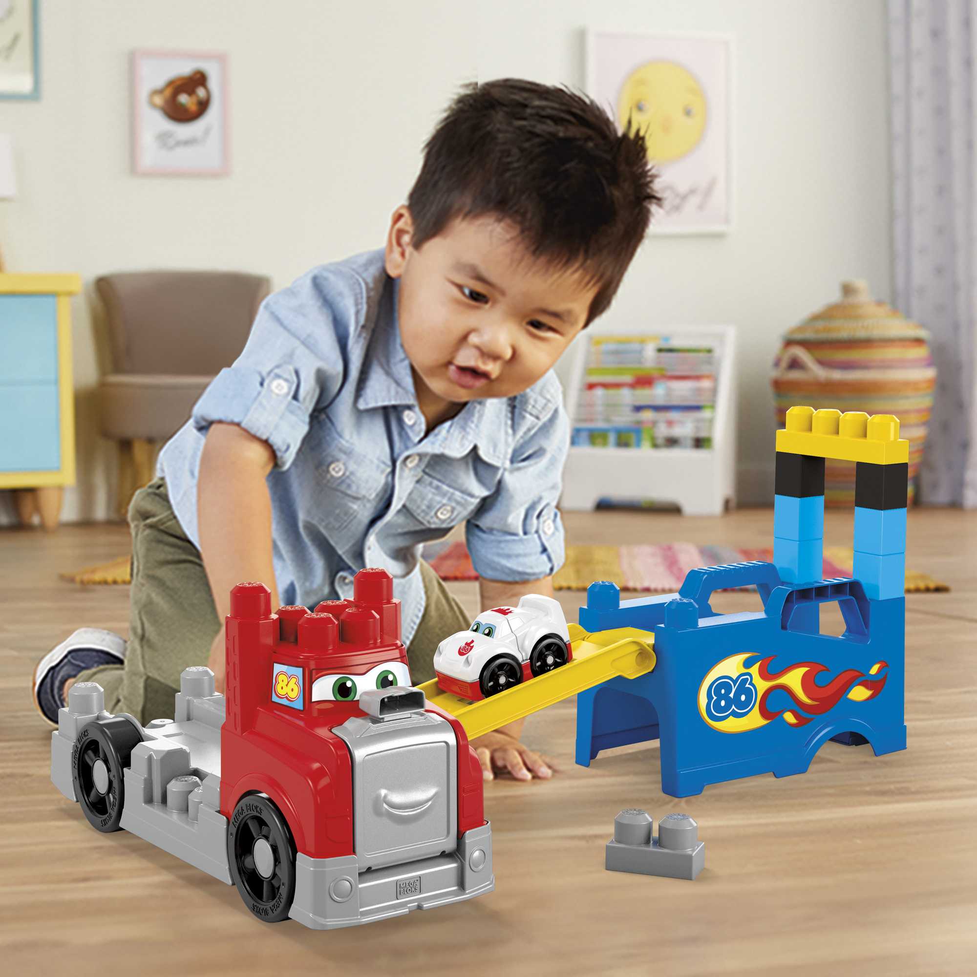 Mega Bloks Bouw & Race Truck - Image 3