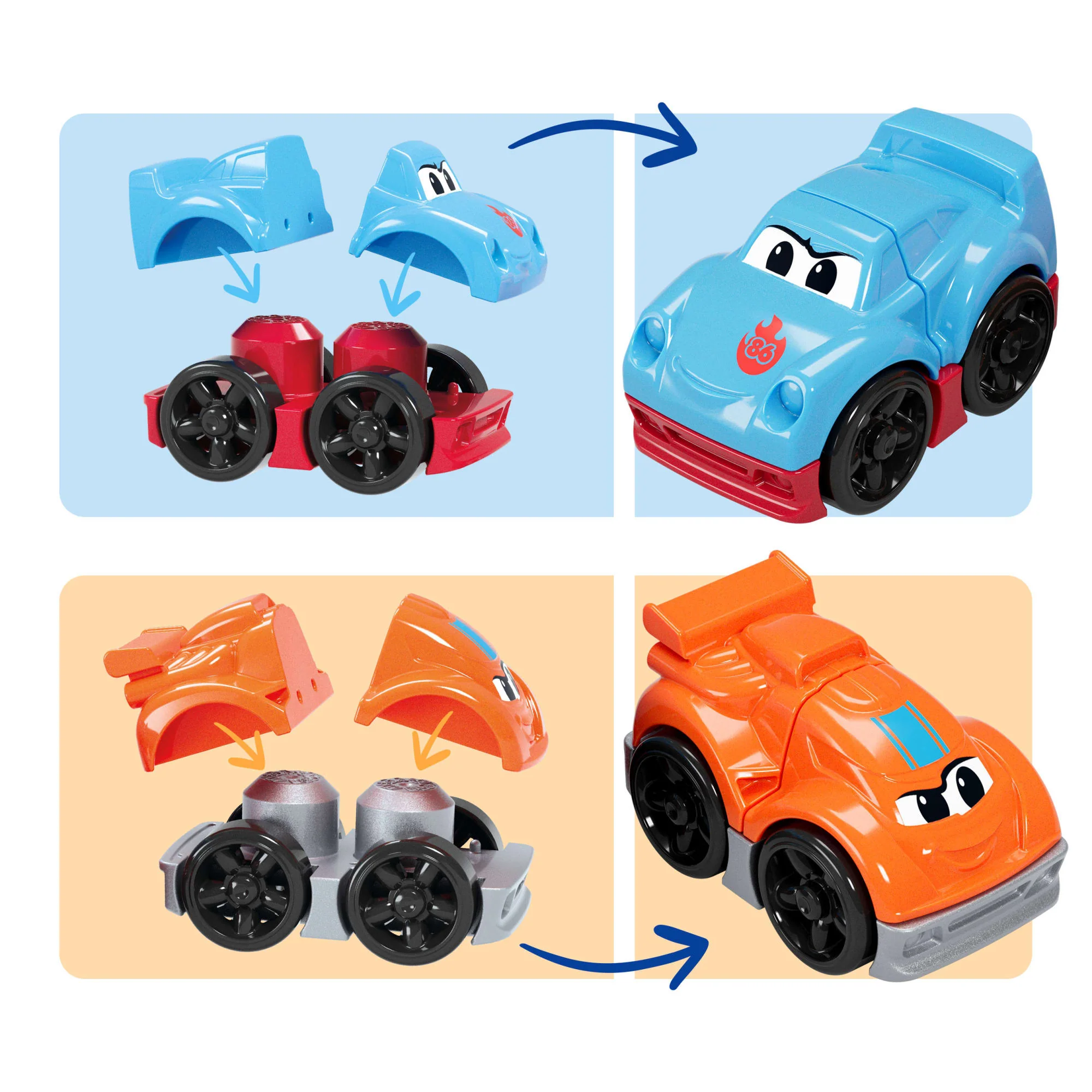 MEGA BLOKS First Builders Bouwen En Racen Truck Speelgoedblokken (19 Onderdelen) Voor Peuters - Image 3