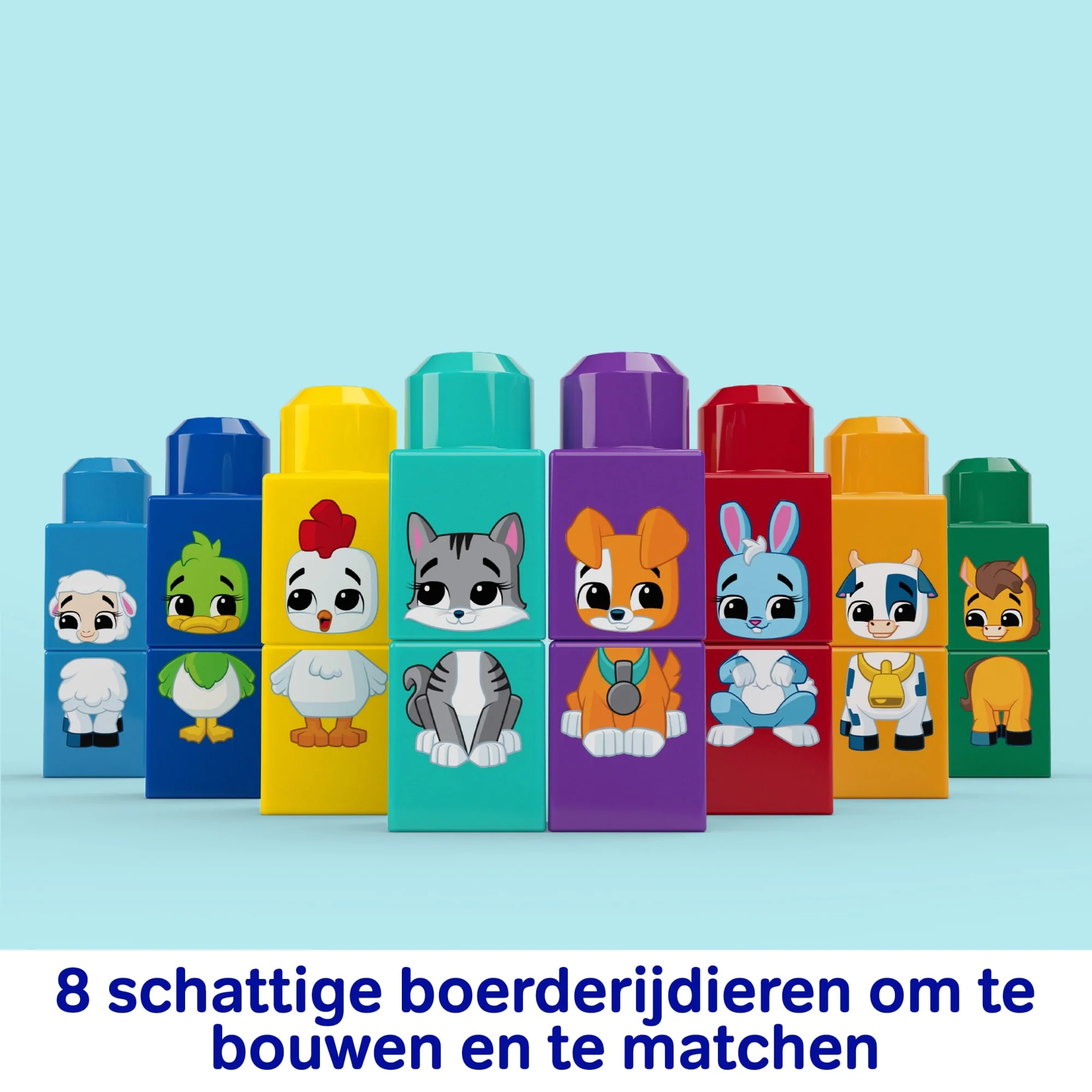 MEGA BLOKS First Builders Bouwen En Combineren Dierentractor Speelgoed (30 Stuks) Voor Peuters - Image 3