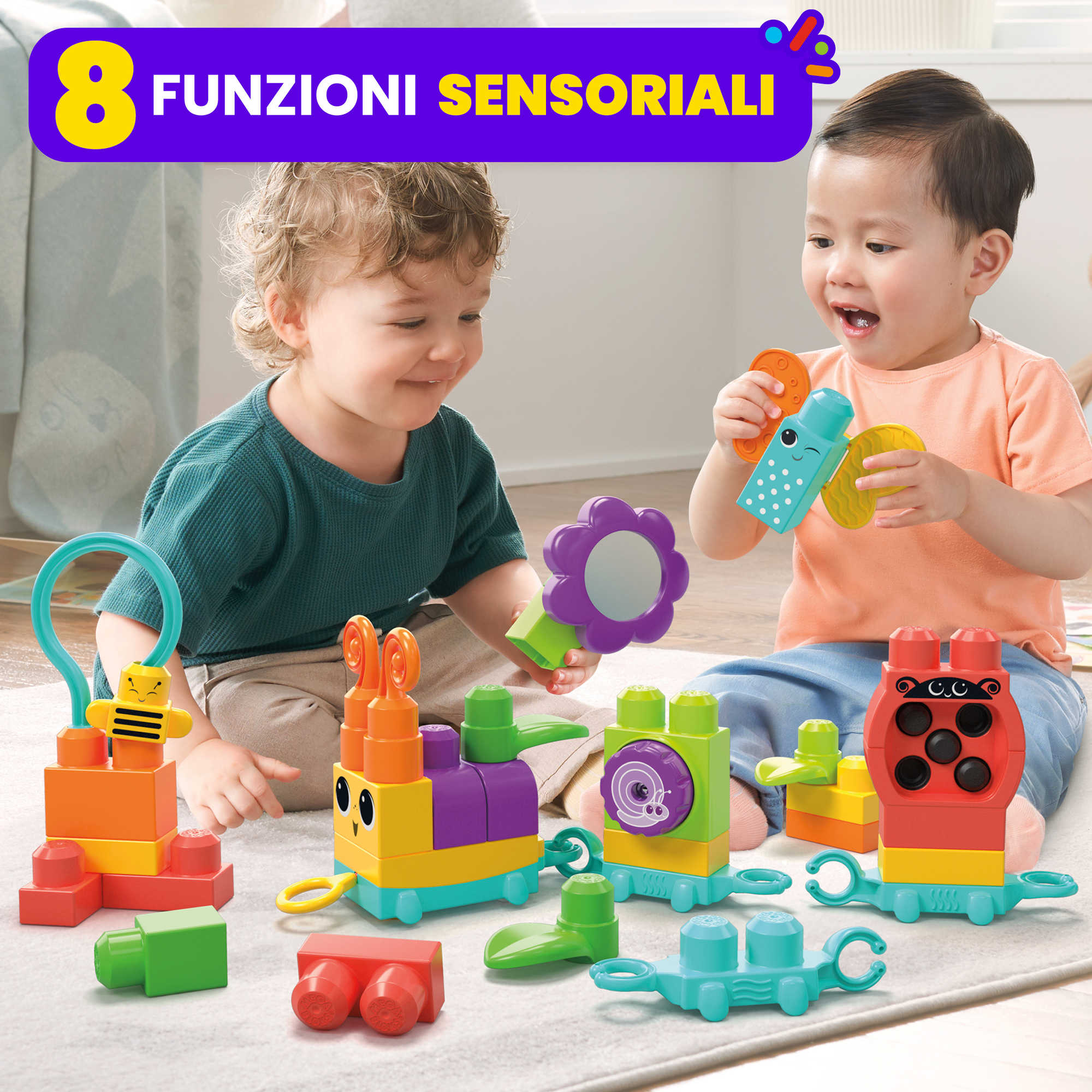 Mega Bloks Bruco Muovi E Suona - Image 3