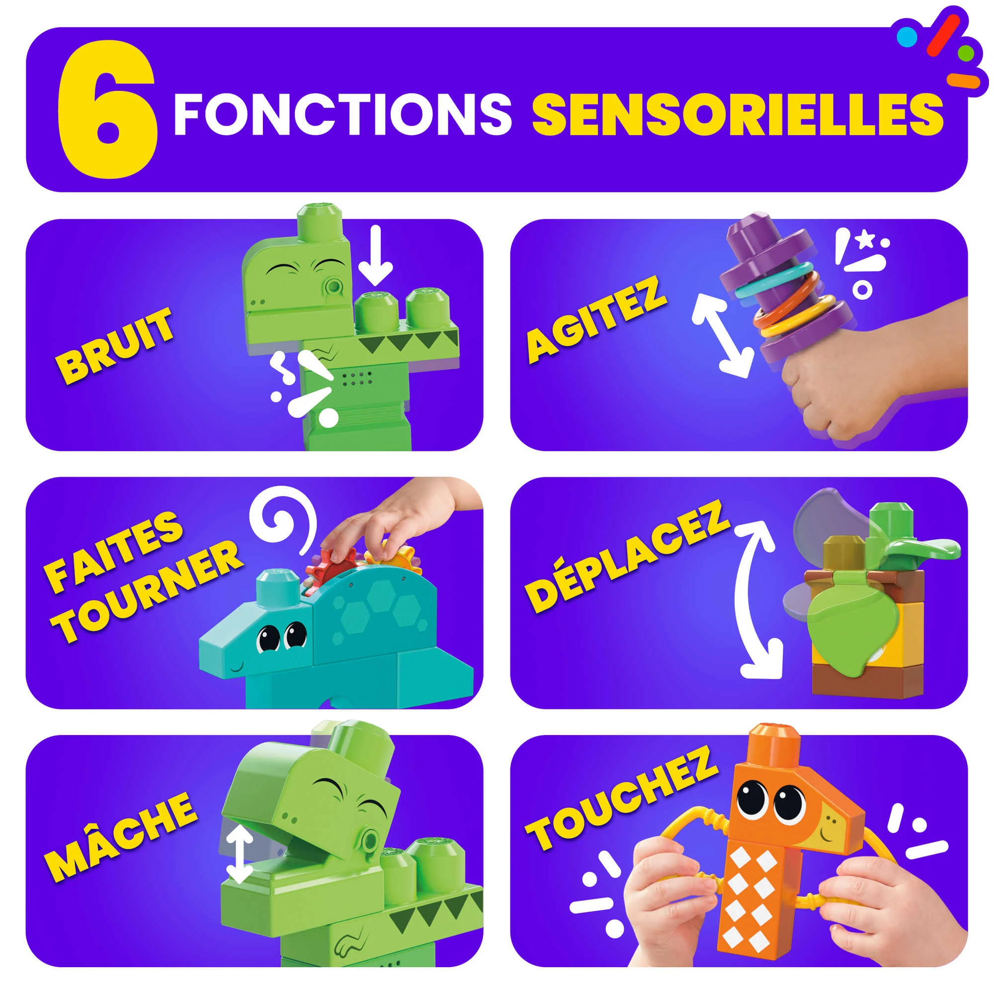 Mega Bloks - Dinos Couic Et Croq’ - Jouet De Construction - 1 Ans Et + - Image 4
