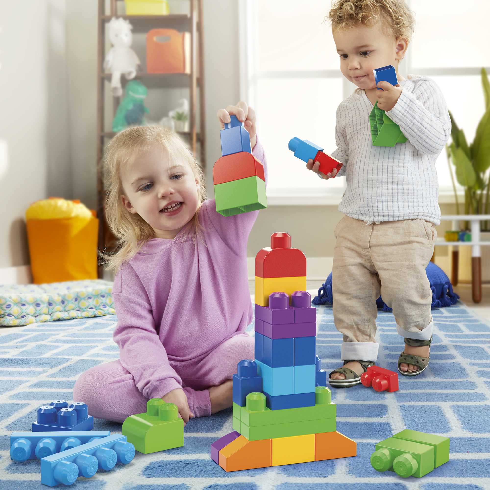 Mega Bloks® First Builders™ – Μεγάλη Τσάντα με Τουβλάκια - Image 3