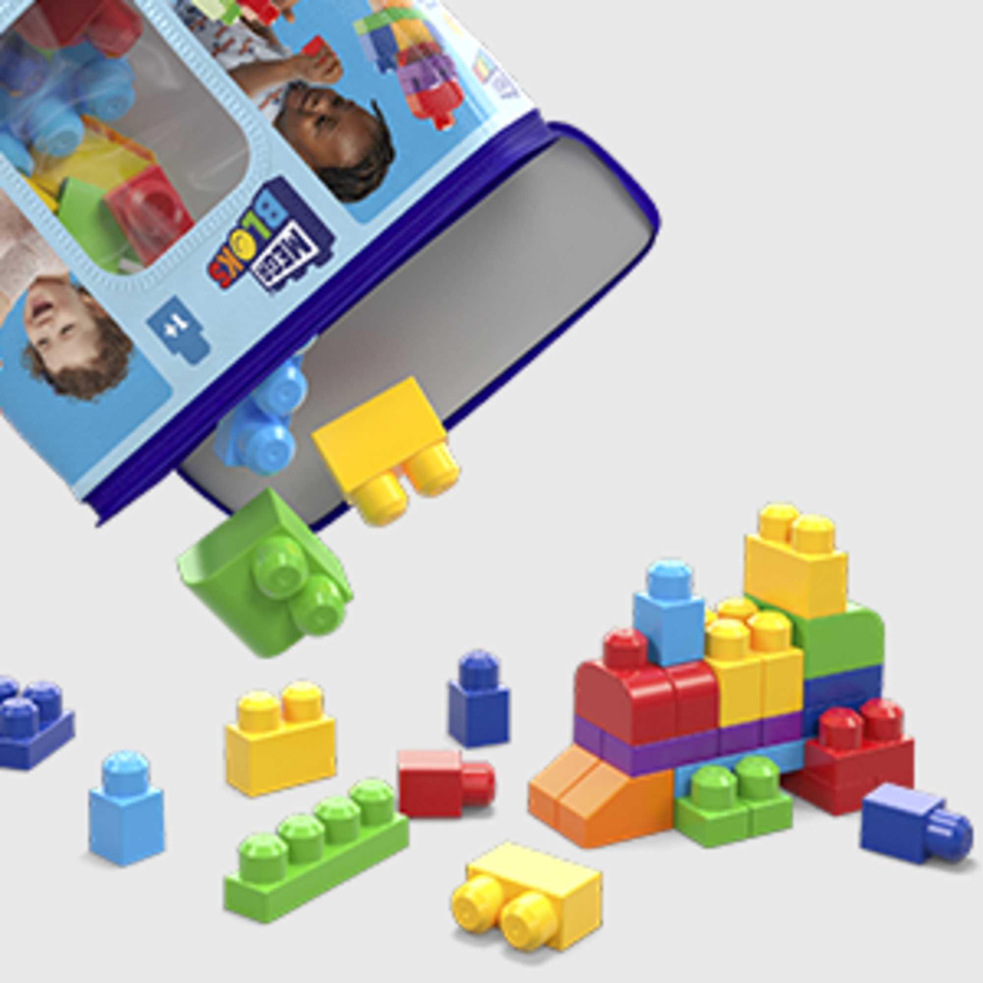 Mega Bloks® First Builders™ – Μεγάλη Τσάντα με Τουβλάκια - Image 5