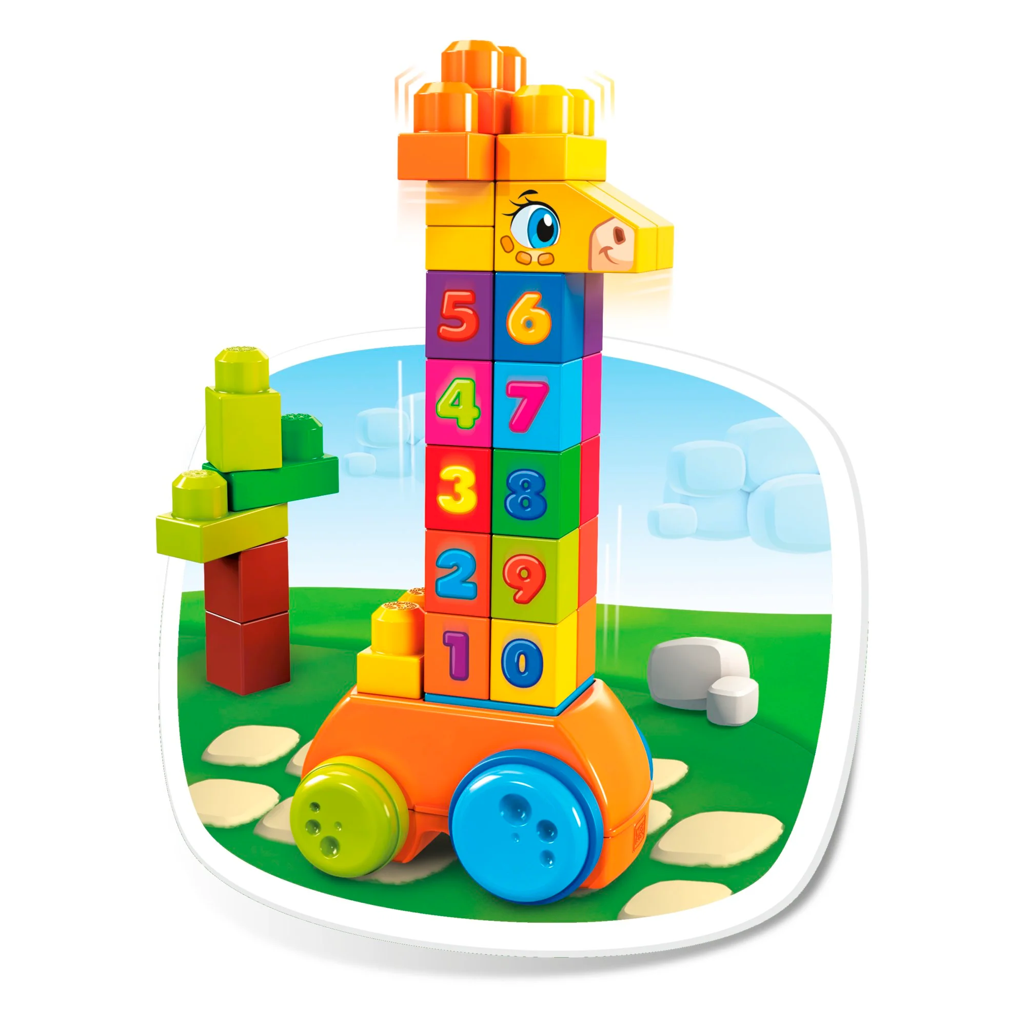 Mega Bloks® игровой конструктор "Жираф" - Image 4