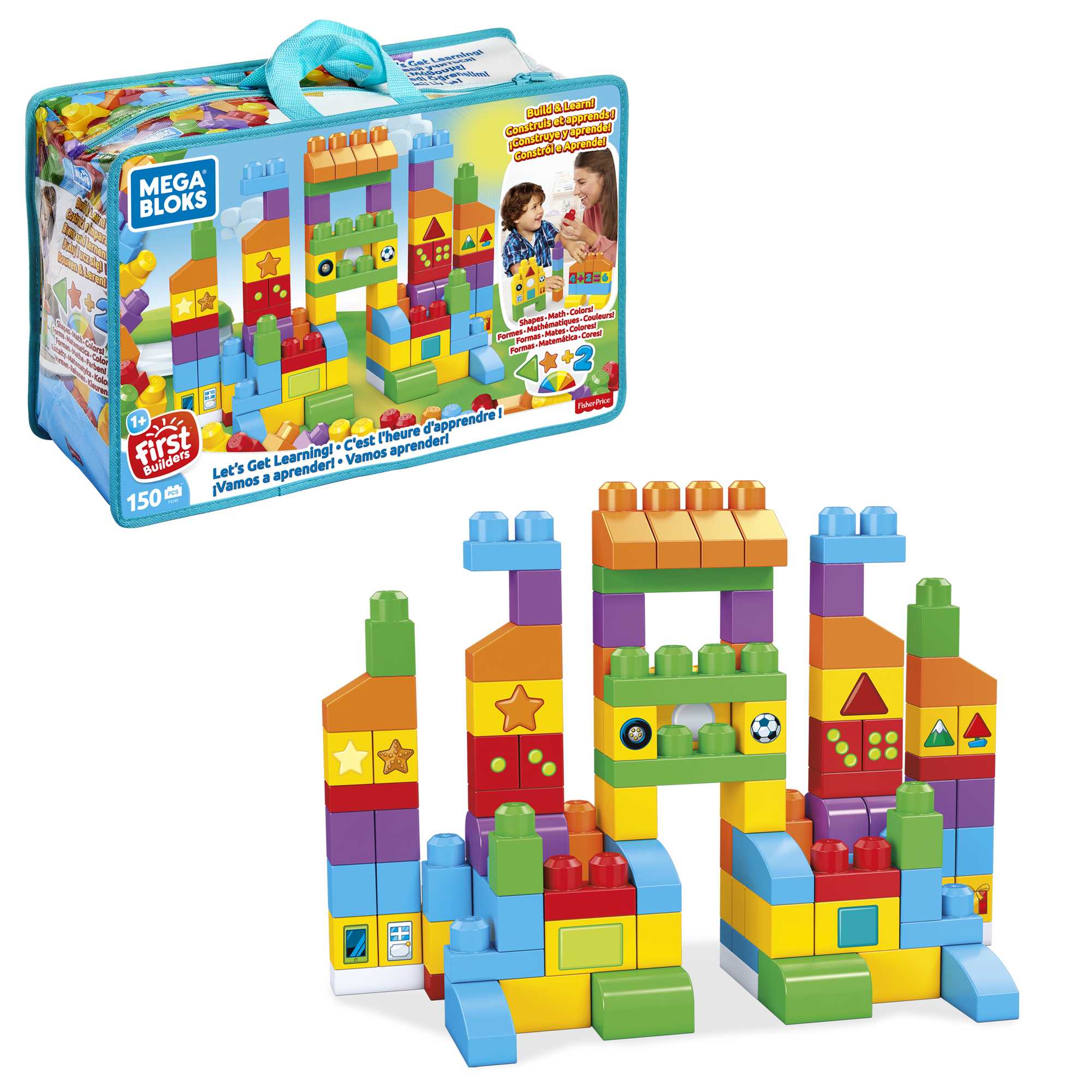 Mega Bloks® игровой набор "Обучающие блоки" 150 деталей