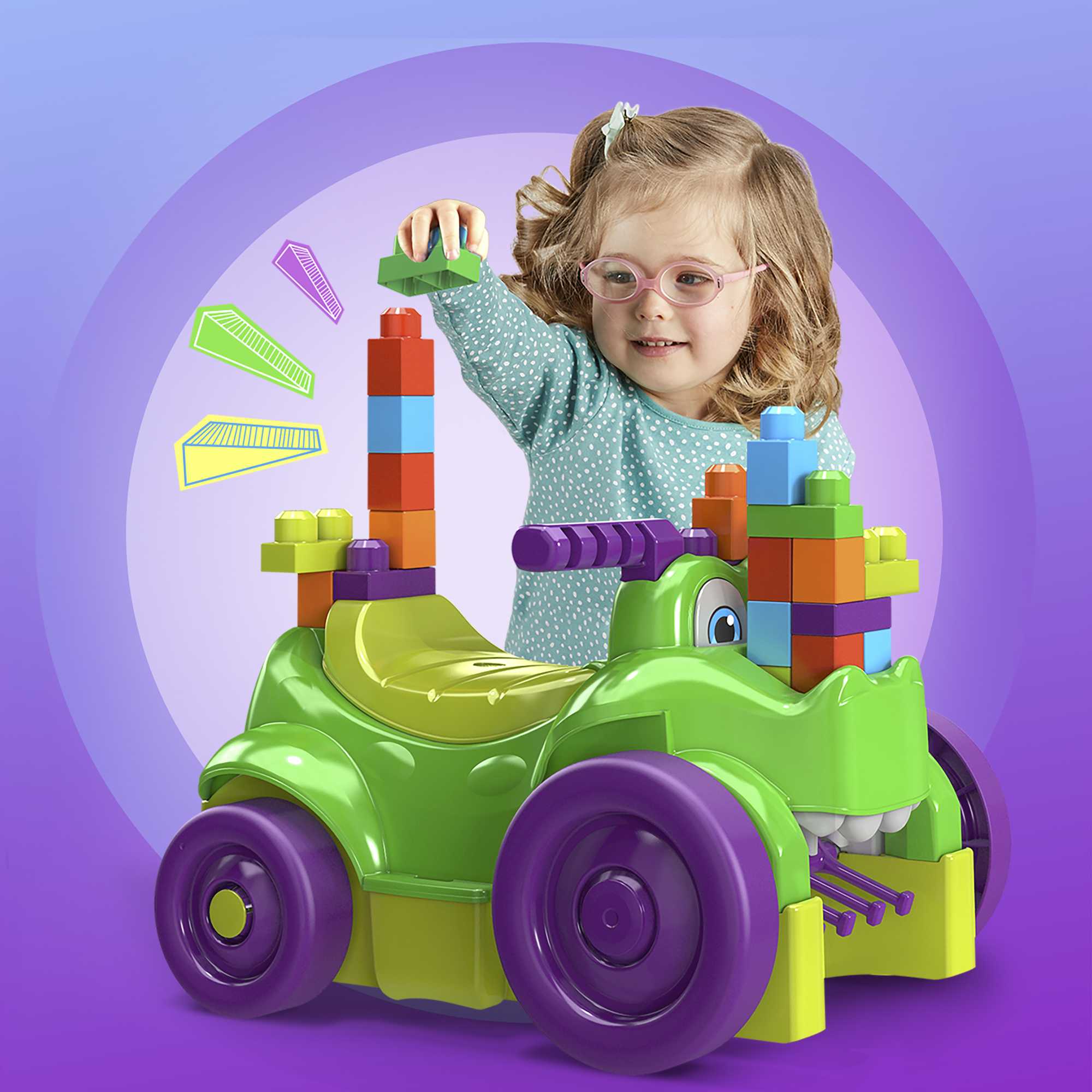 Mega Bloks® машинка-крокодил для сбора деталей - Image 3