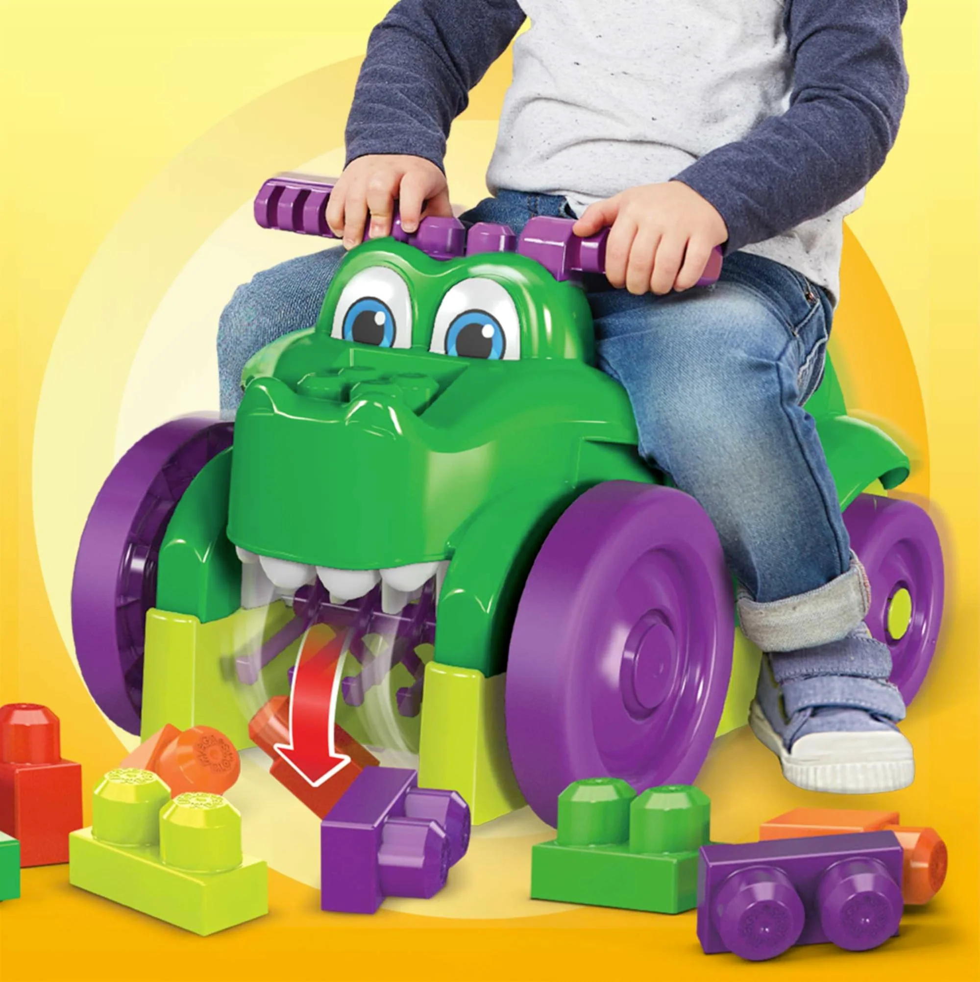 Mega Bloks® машинка-крокодил для сбора деталей - Image 5