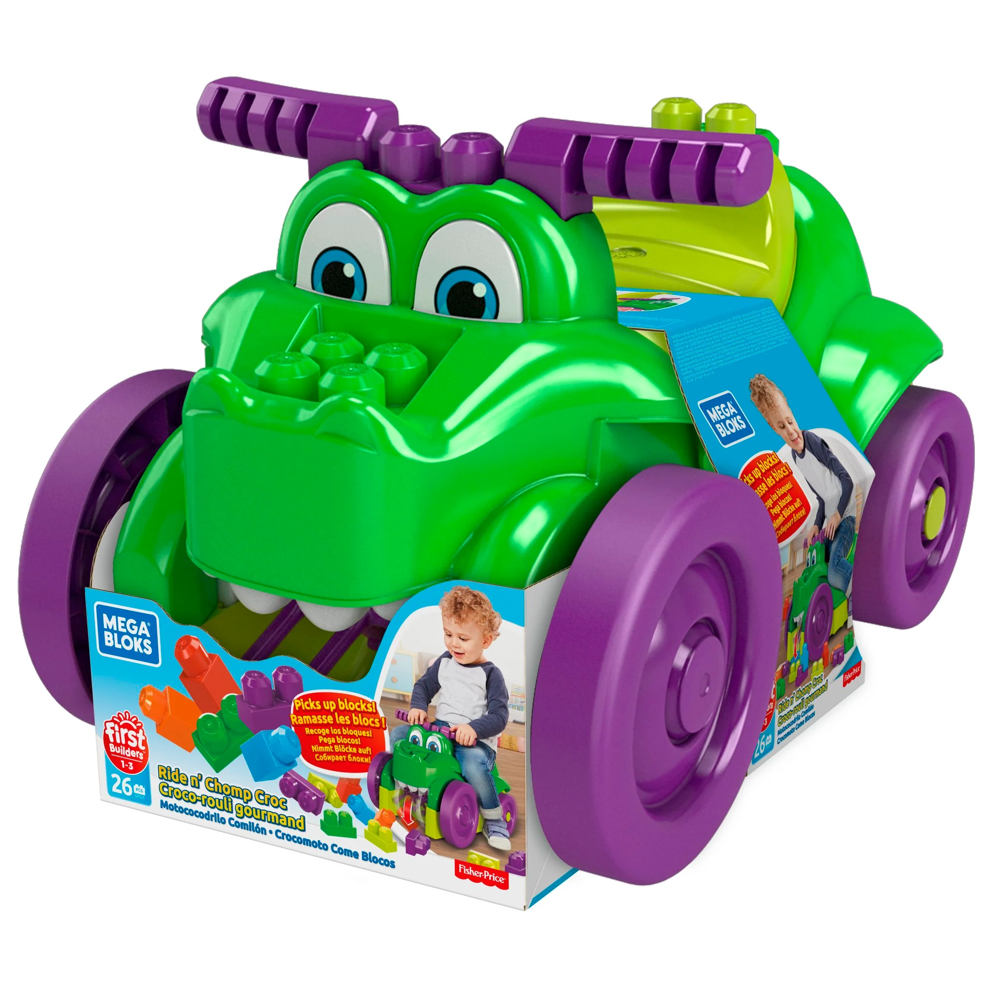 Mega Bloks® машинка-крокодил для сбора деталей - Image 6