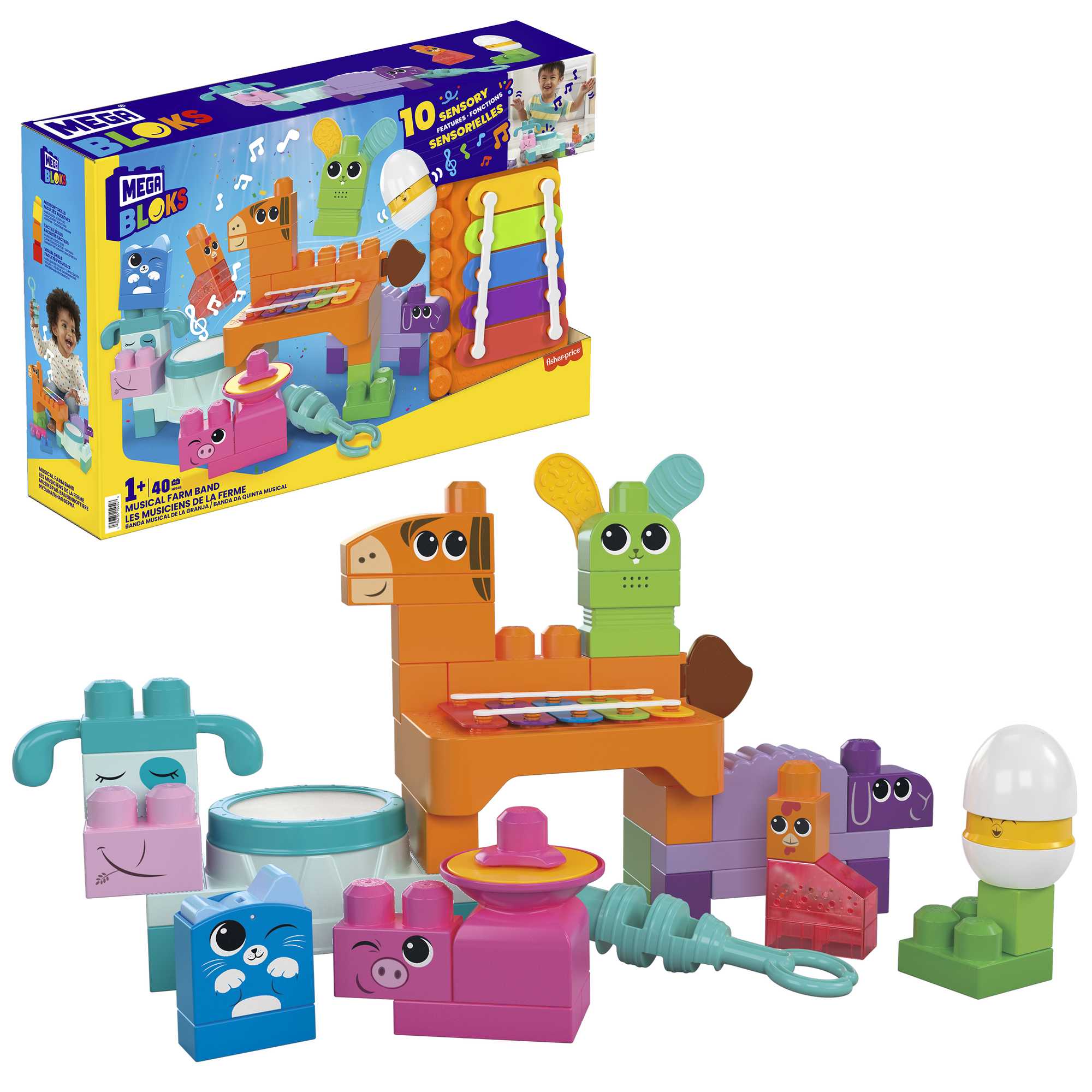 Mega Bloks Musikspaß Bauernhoftiere