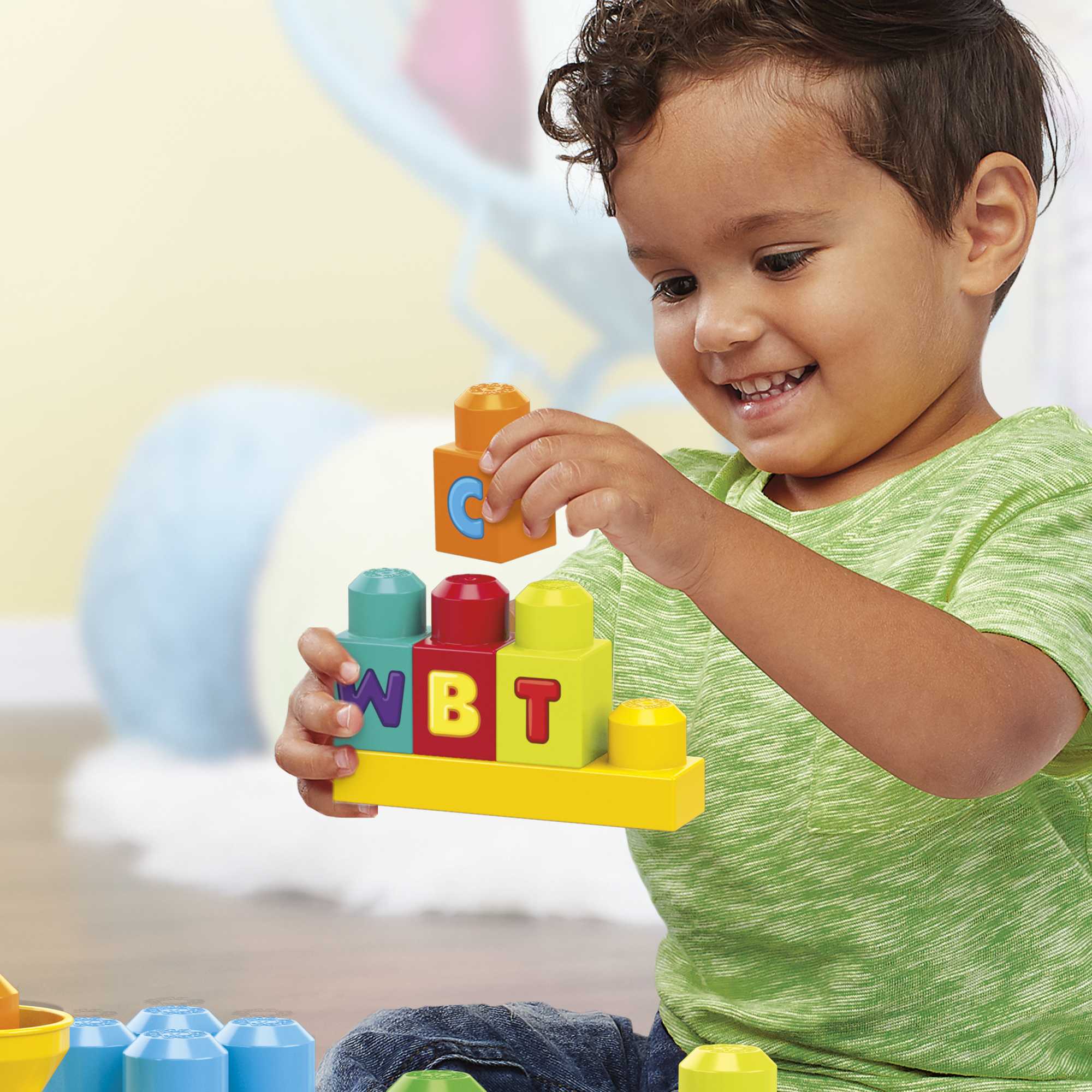 Mega Bloks® Muzyczny pociąg ABC Zabawka z klockami dla dzieci - Image 3