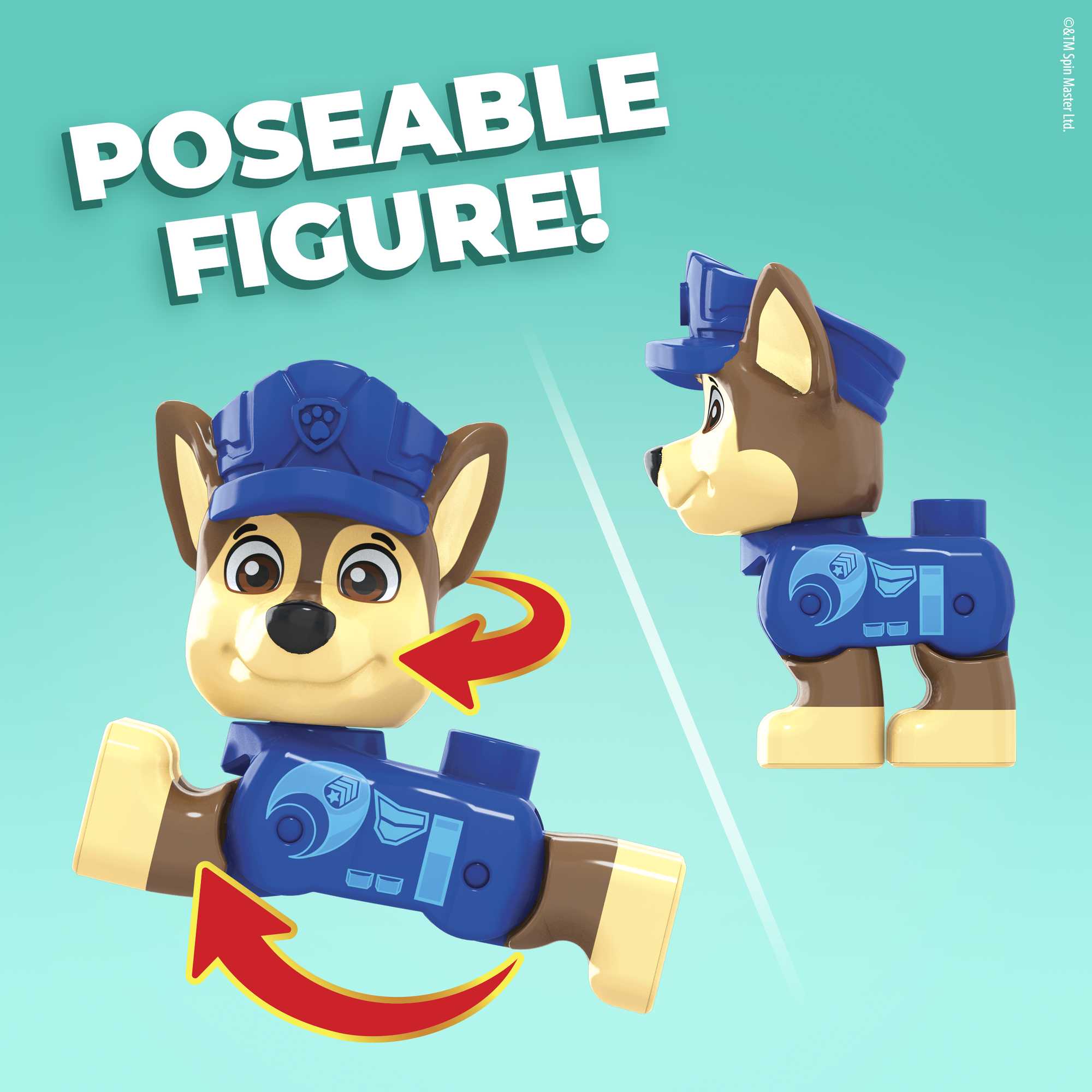 Mega Bloks PAW Patrol: The Movie - Chase’s City Police Cruiser Set - Image 3
