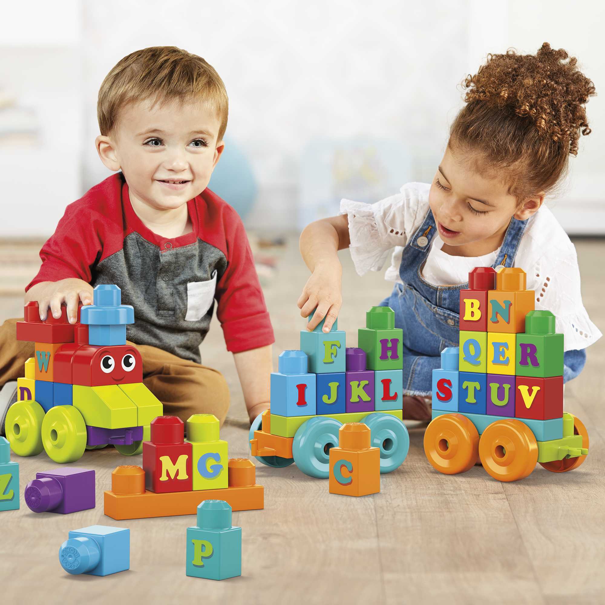 Mega Bloks® Pociąg ABC Zabawka z klockami dla dzieci - Image 3