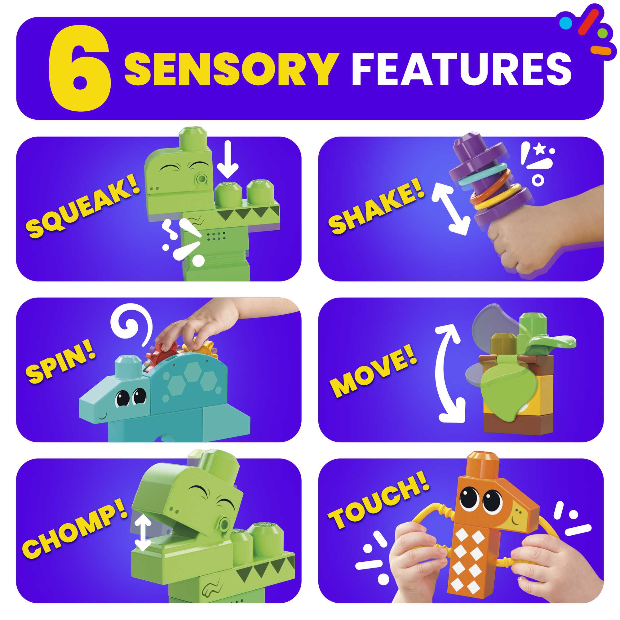 Mega Bloks Squeak 'N Chomp Dinos - Image 4