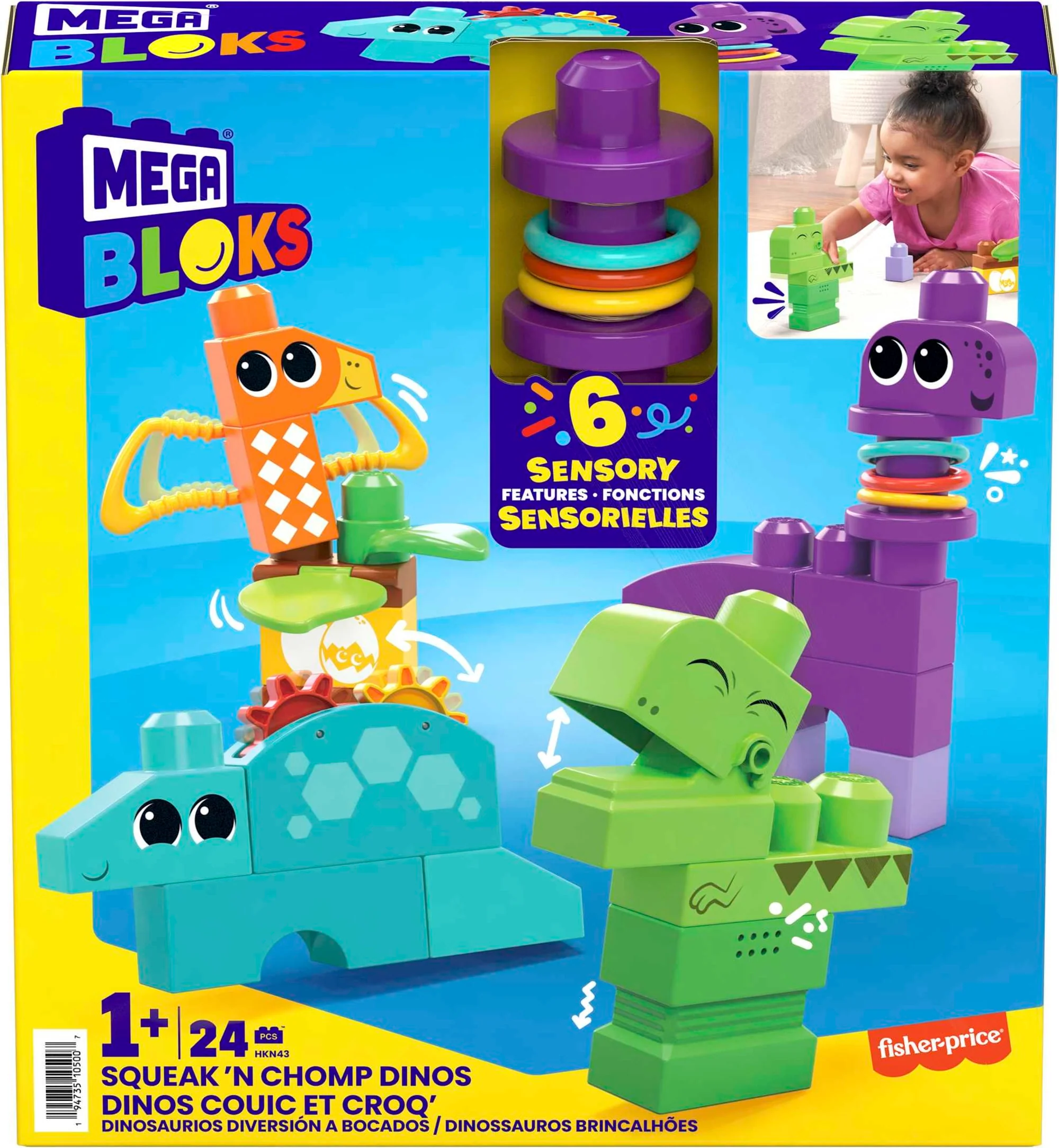 Mega Bloks Squeak 'N Chomp Dinos - Image 6