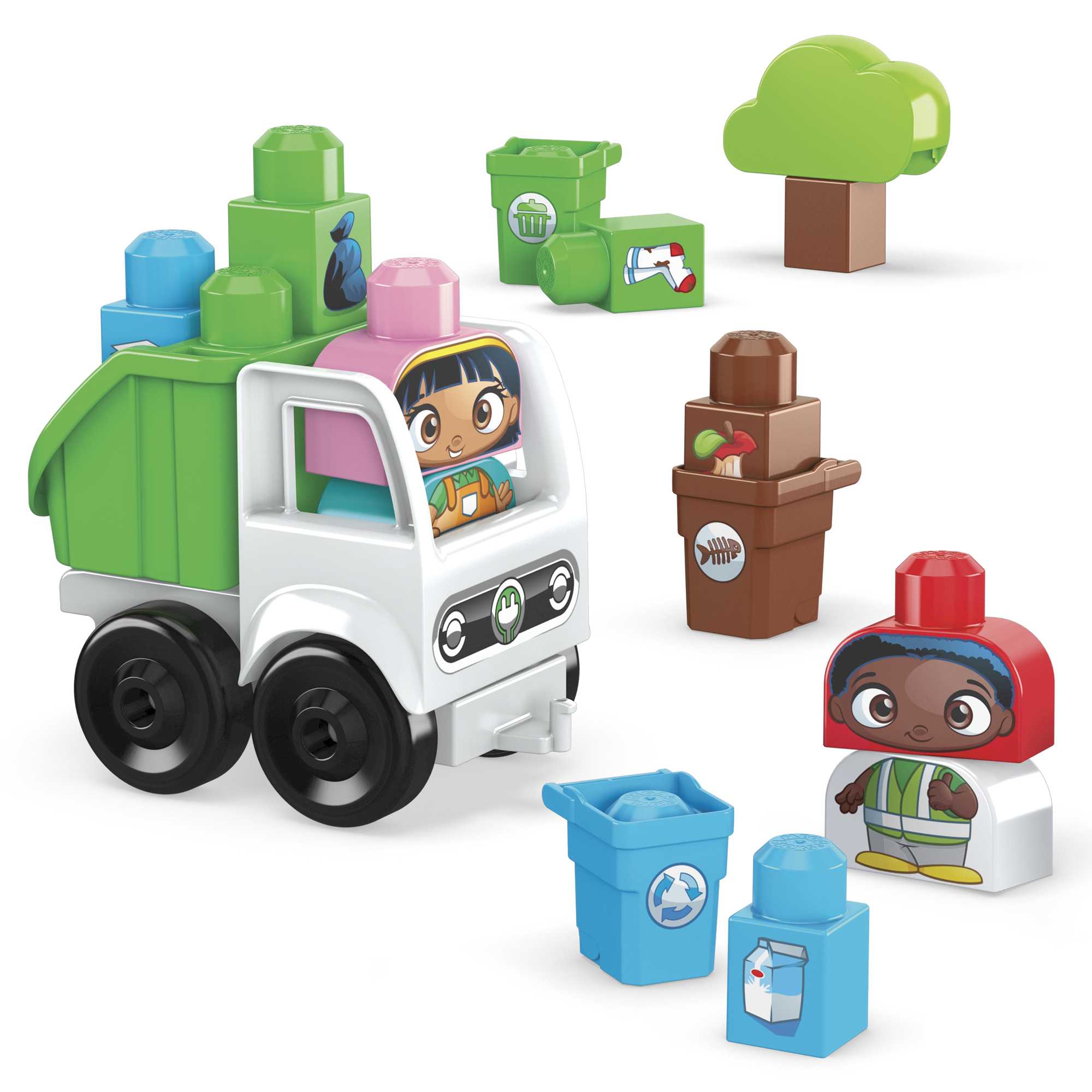 Конструктор Mega Bloks Зеленый город Сортируй и перерабатывай мусор - Image 2