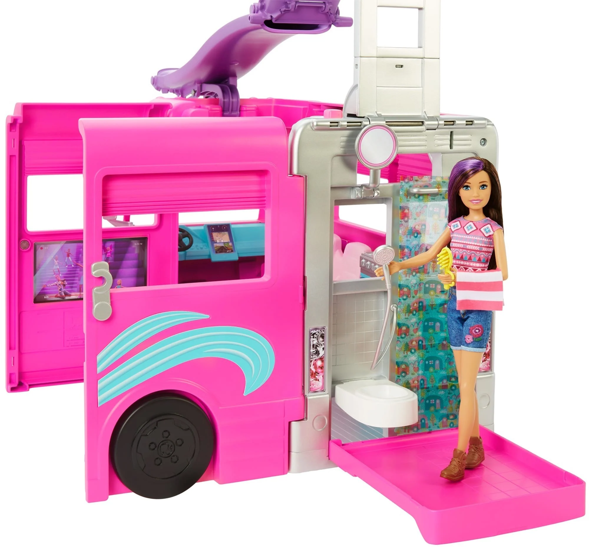 Barbie-Camping-Car Transformable De 76 Cm - Image 5