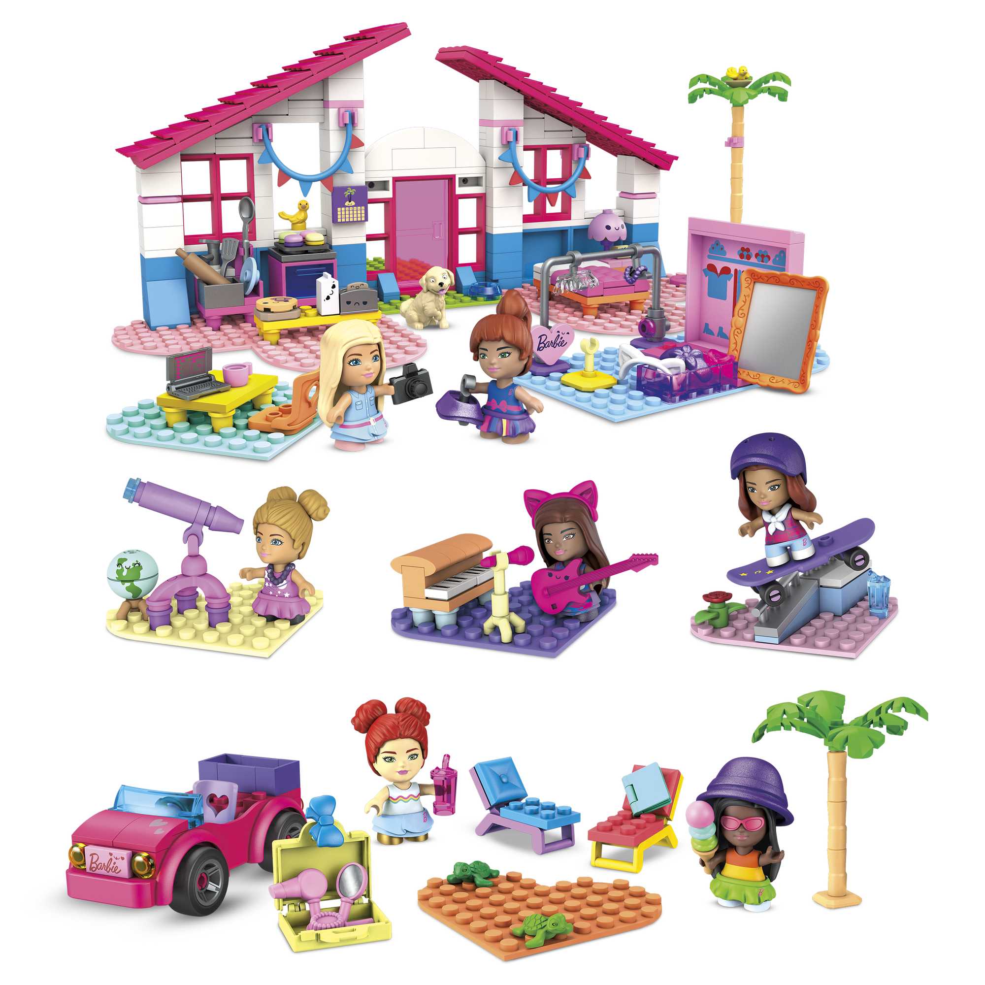 Набор игровой Mega Construx Barbie Домик в Малибу - Image 2