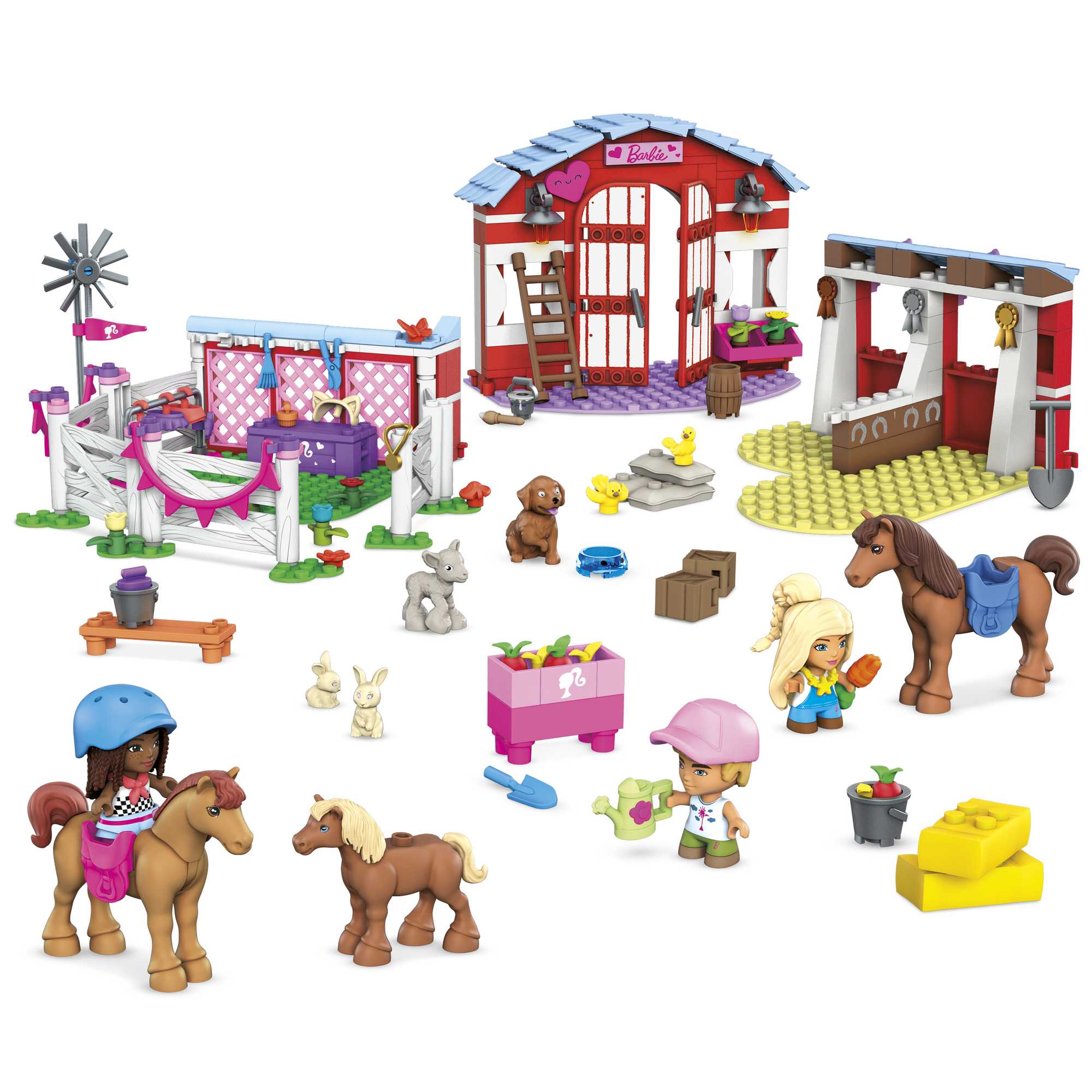 Конструктор для детей Mega Construx Barbie Конный двор - Image 2