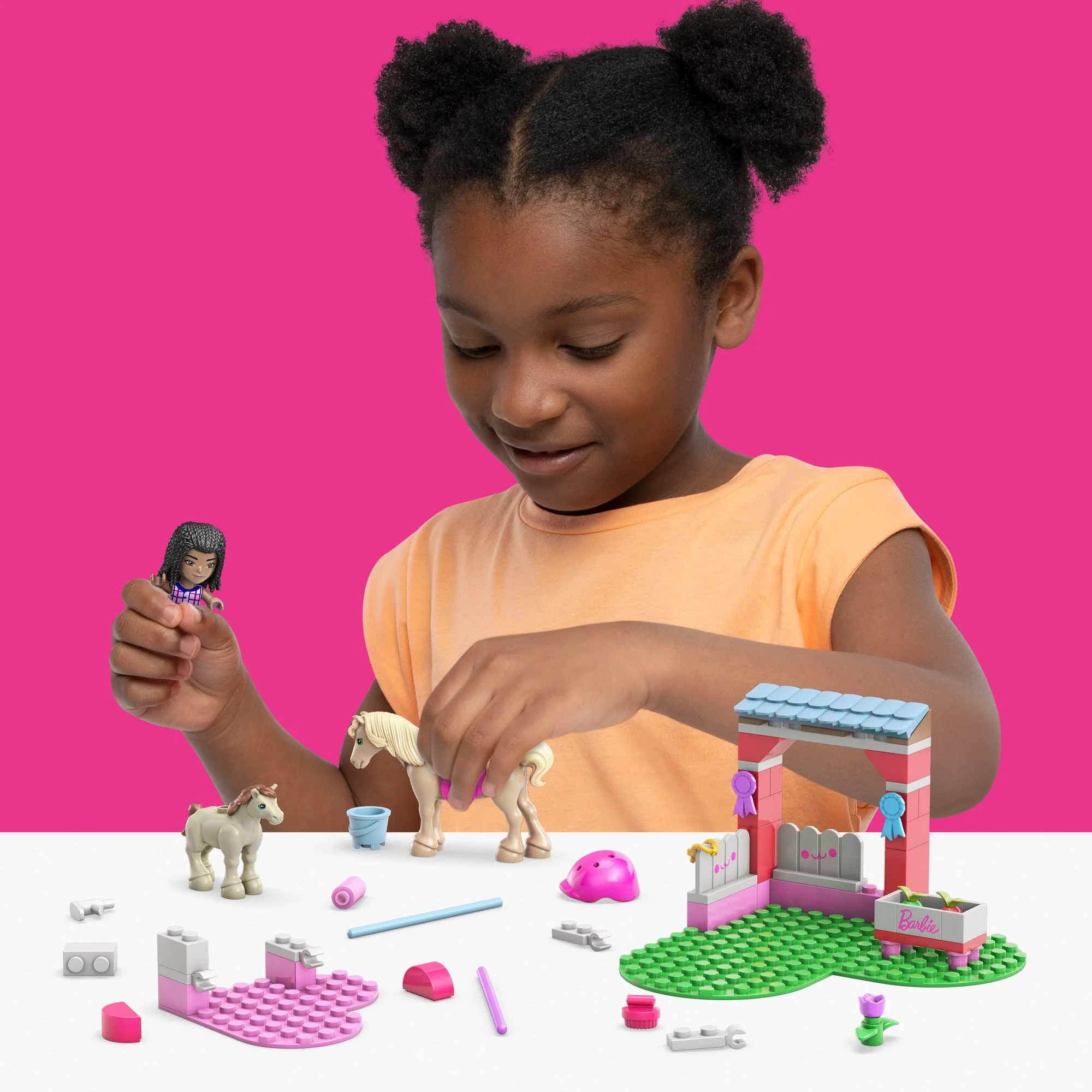 Конструктор для детей Mega Construx Barbie Конный спорт - Image 2