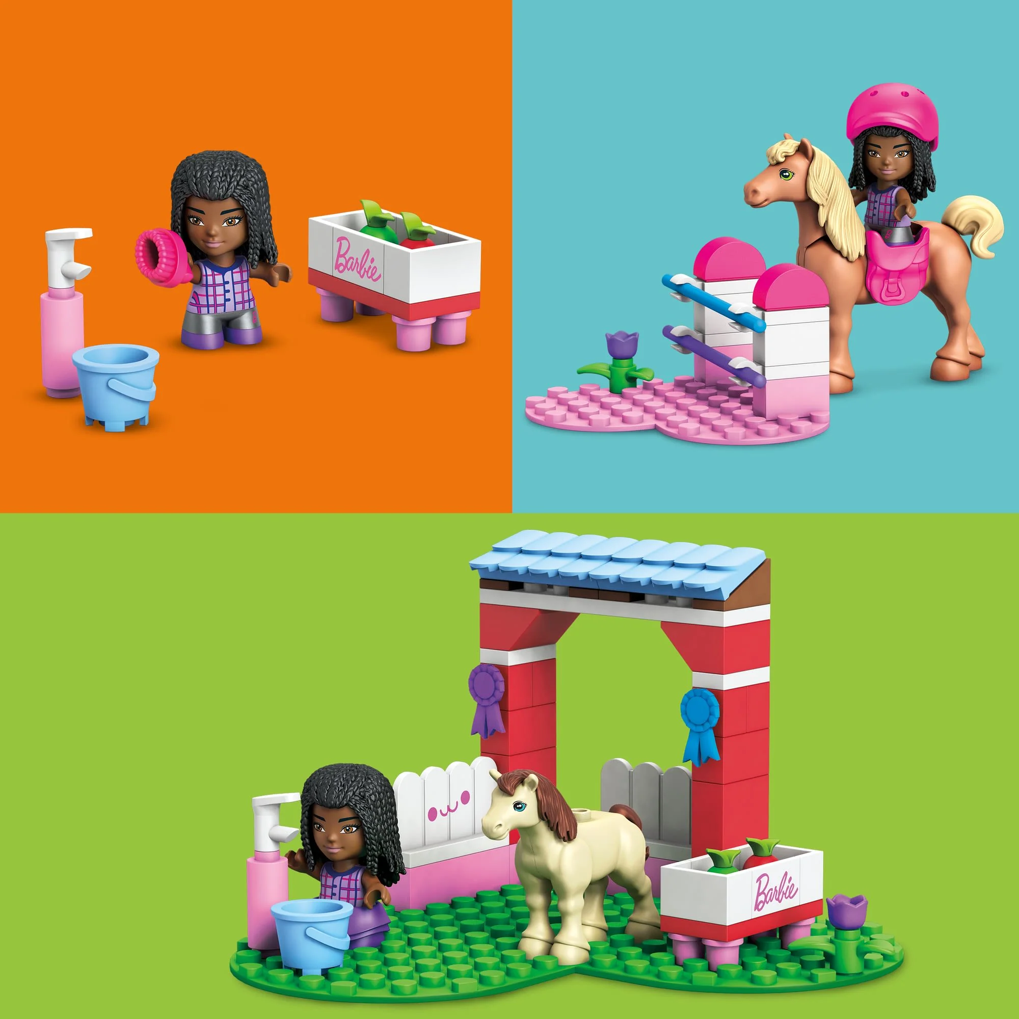 Конструктор для детей Mega Construx Barbie Конный спорт - Image 3