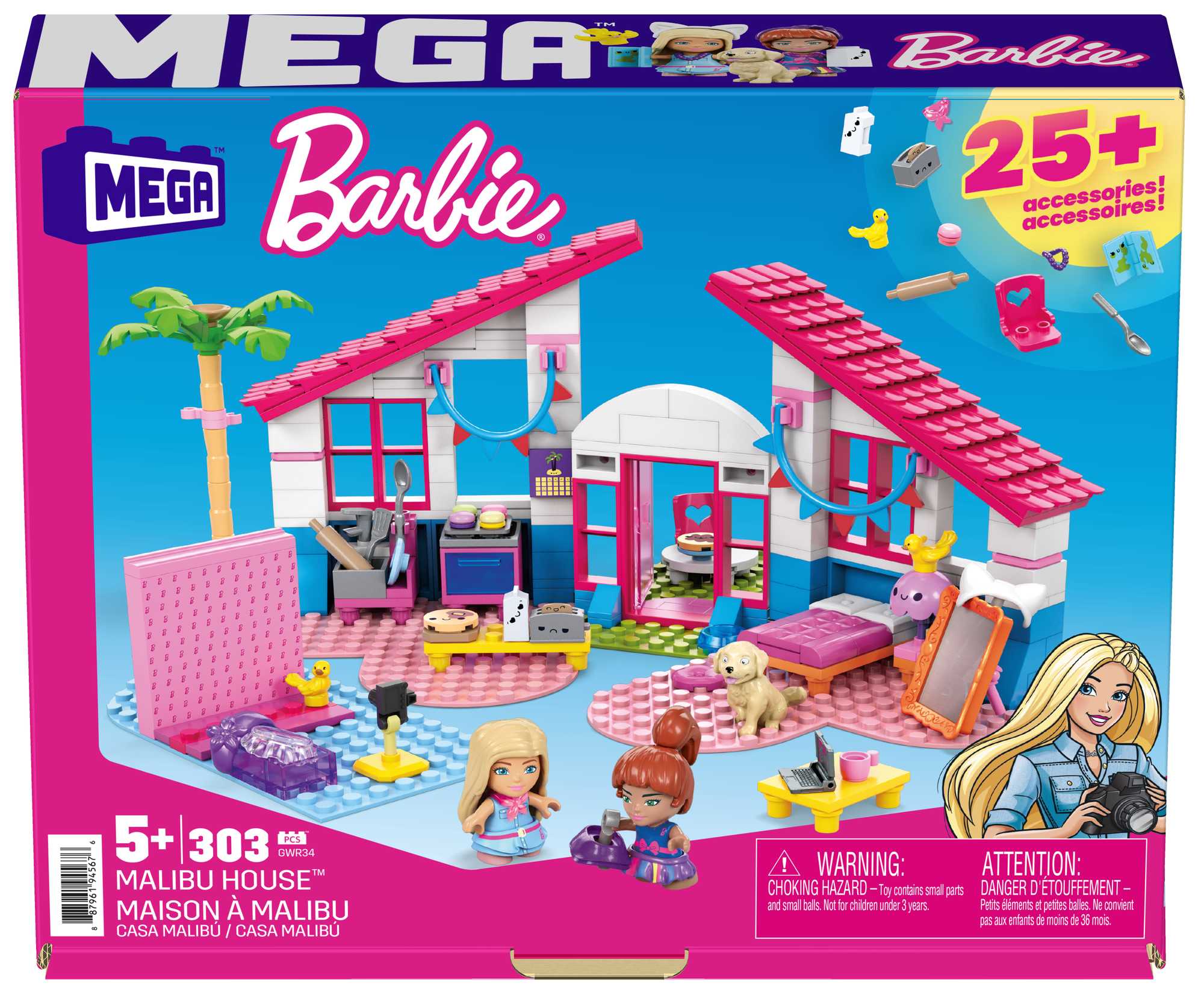 Набор игровой Mega Construx Barbie Домик мечты - Image 6