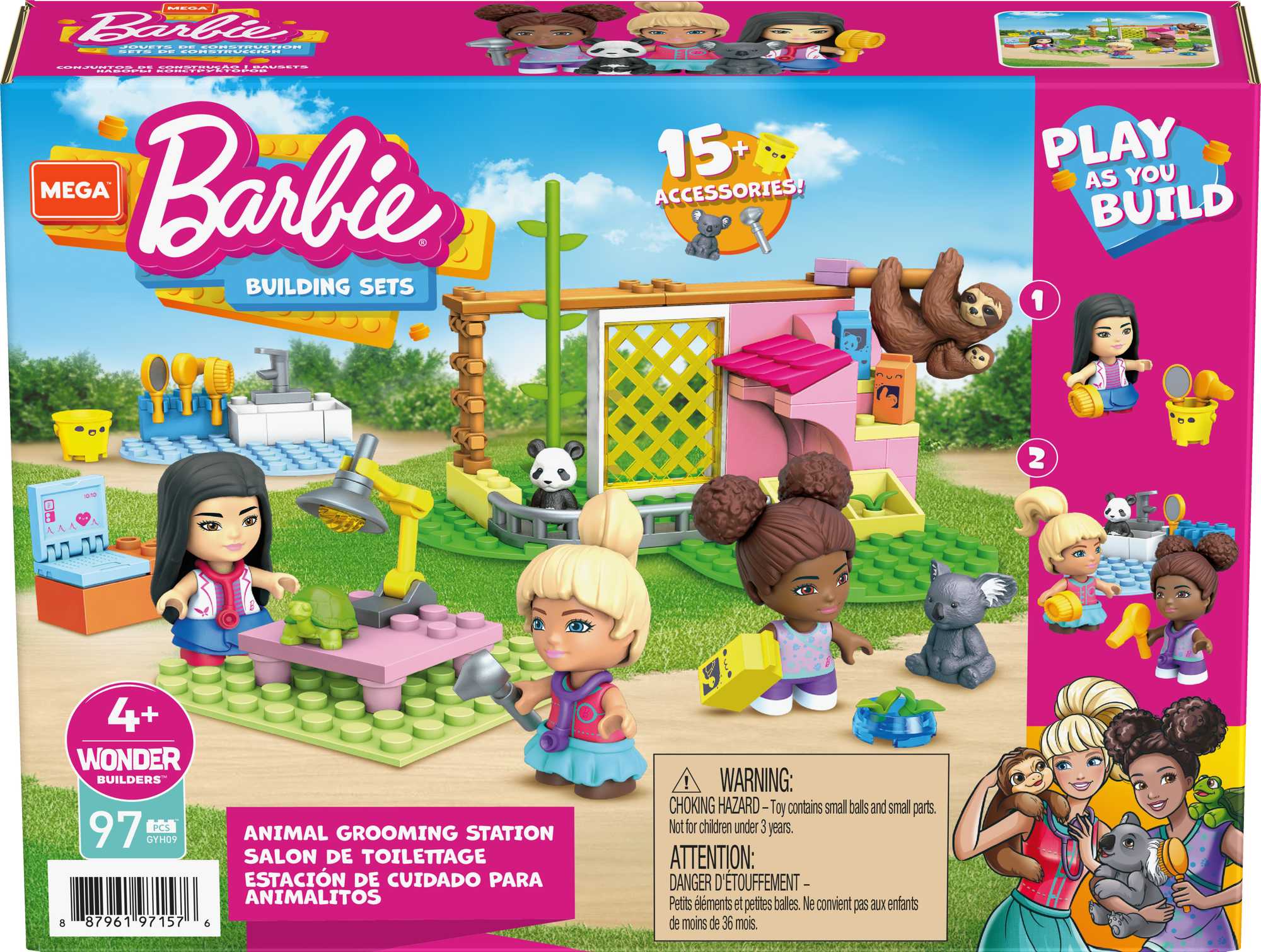 Набор игровой Mega Construx Barbie Салон для животных - Image 6