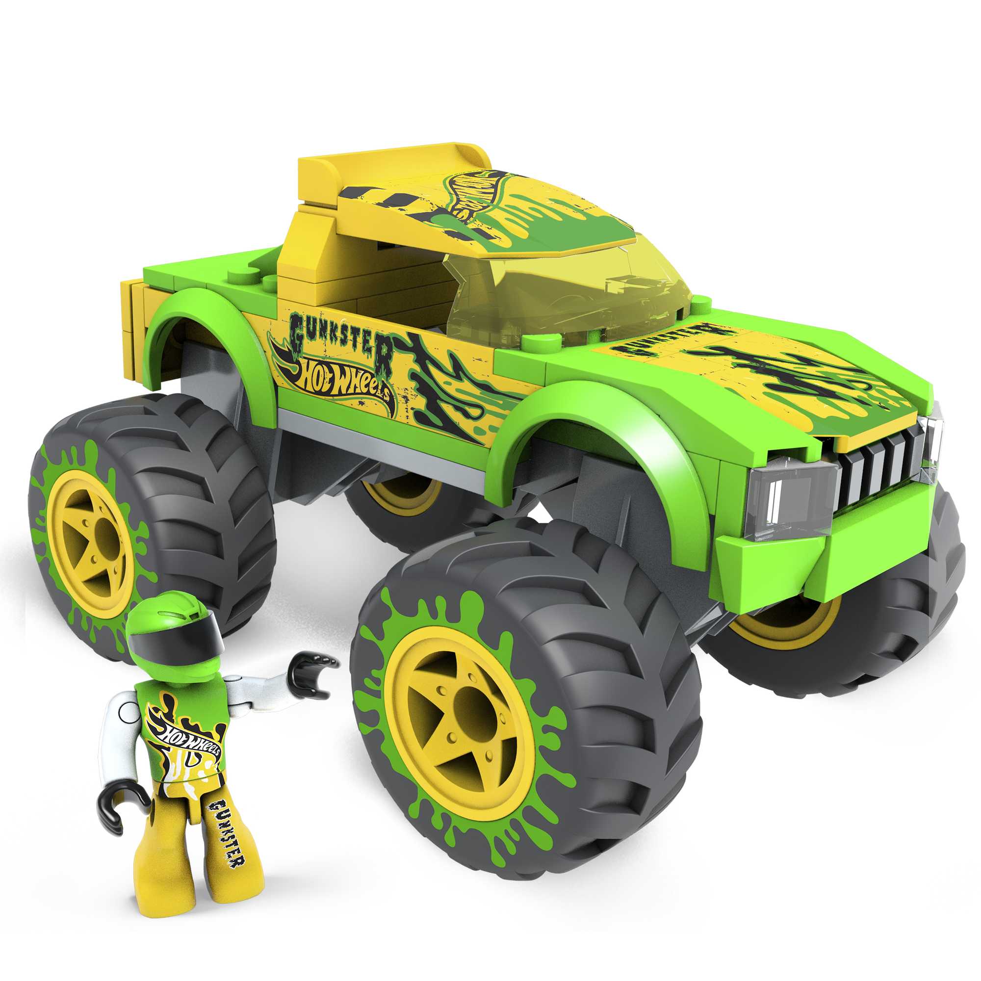 Конструктор Mega Construx Hot Wheels Монстр-трак Гангстер - Image 2