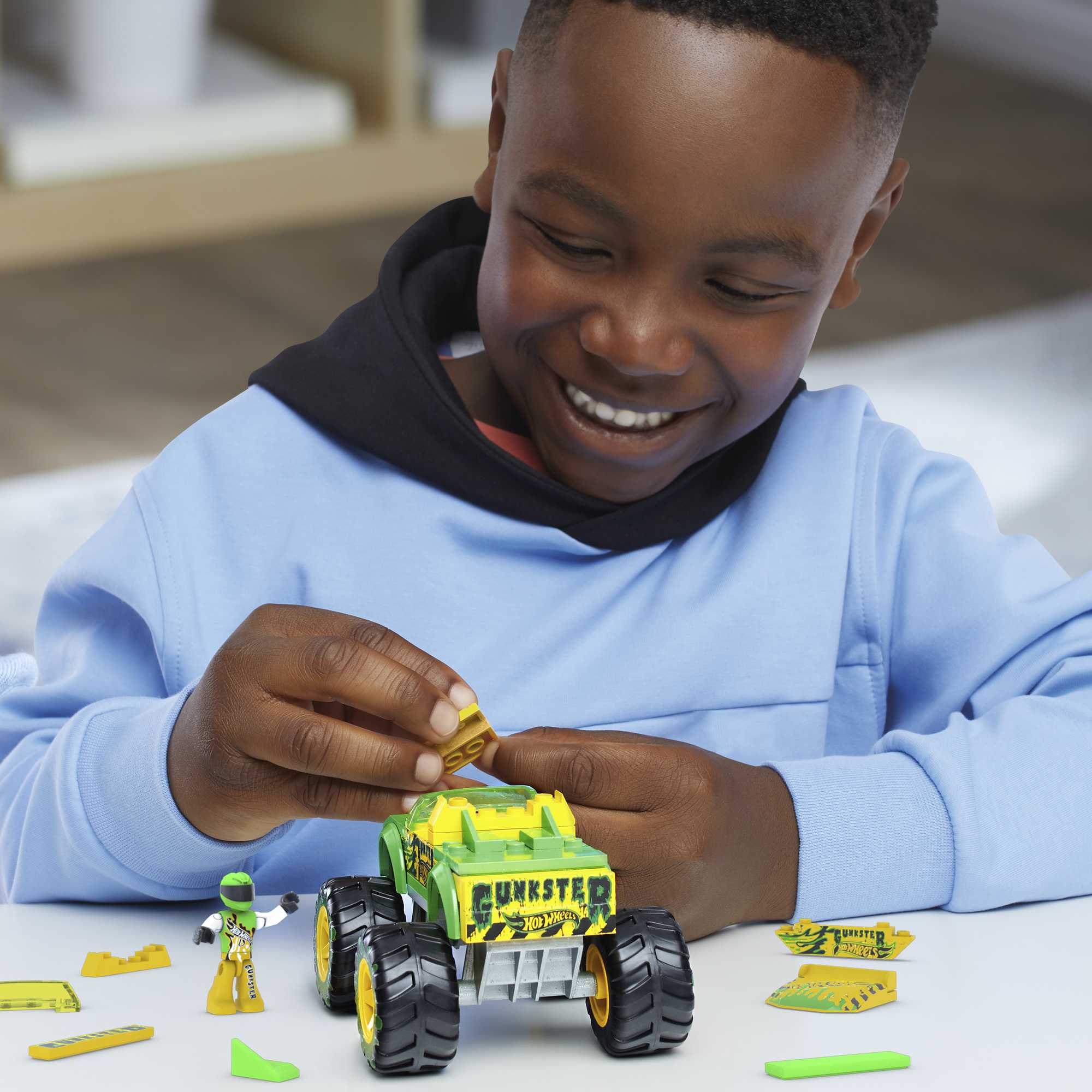 Конструктор Mega Construx Hot Wheels Монстр-трак Гангстер - Image 3