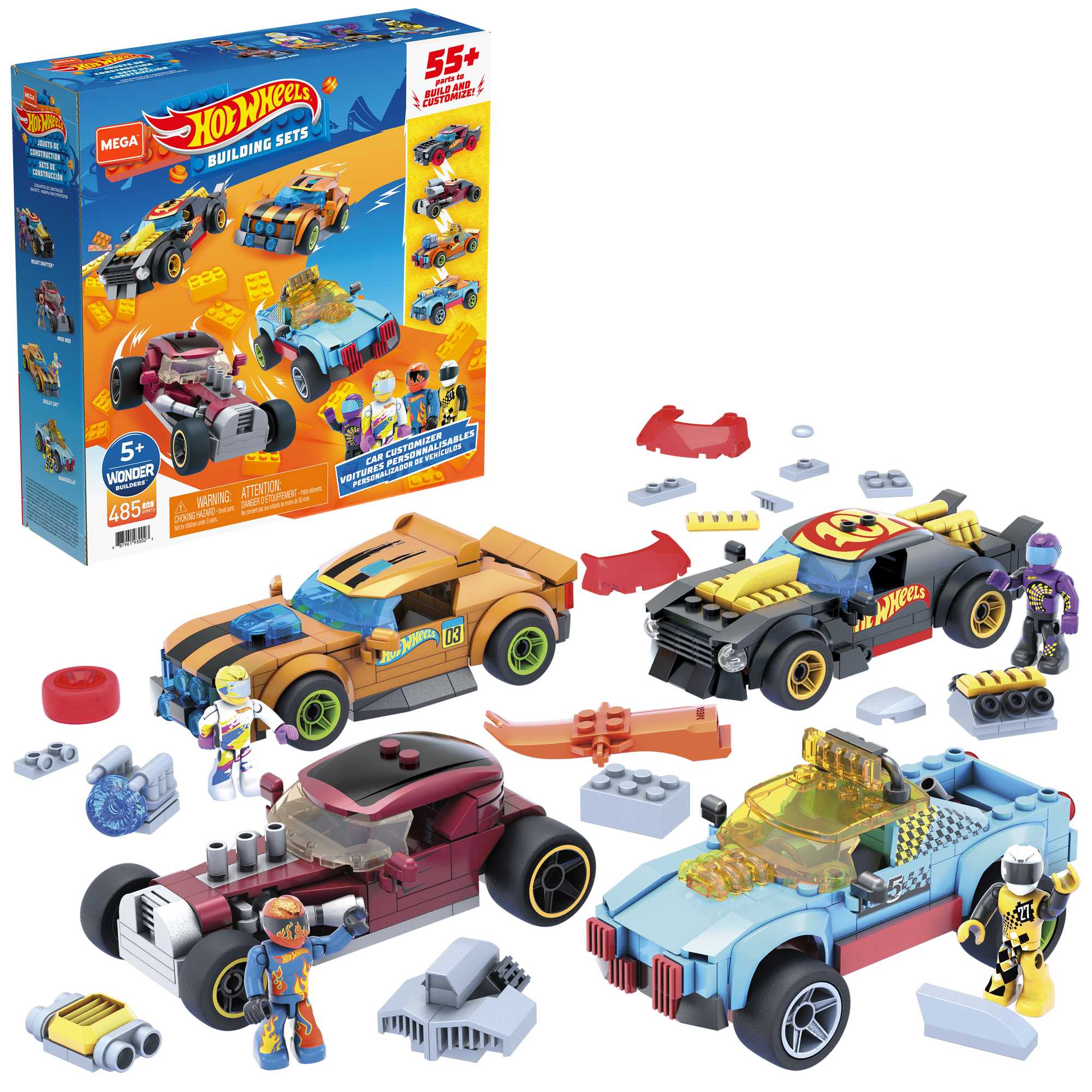 Набор Mega Construx Hot Wheels Кастомайзер машинок