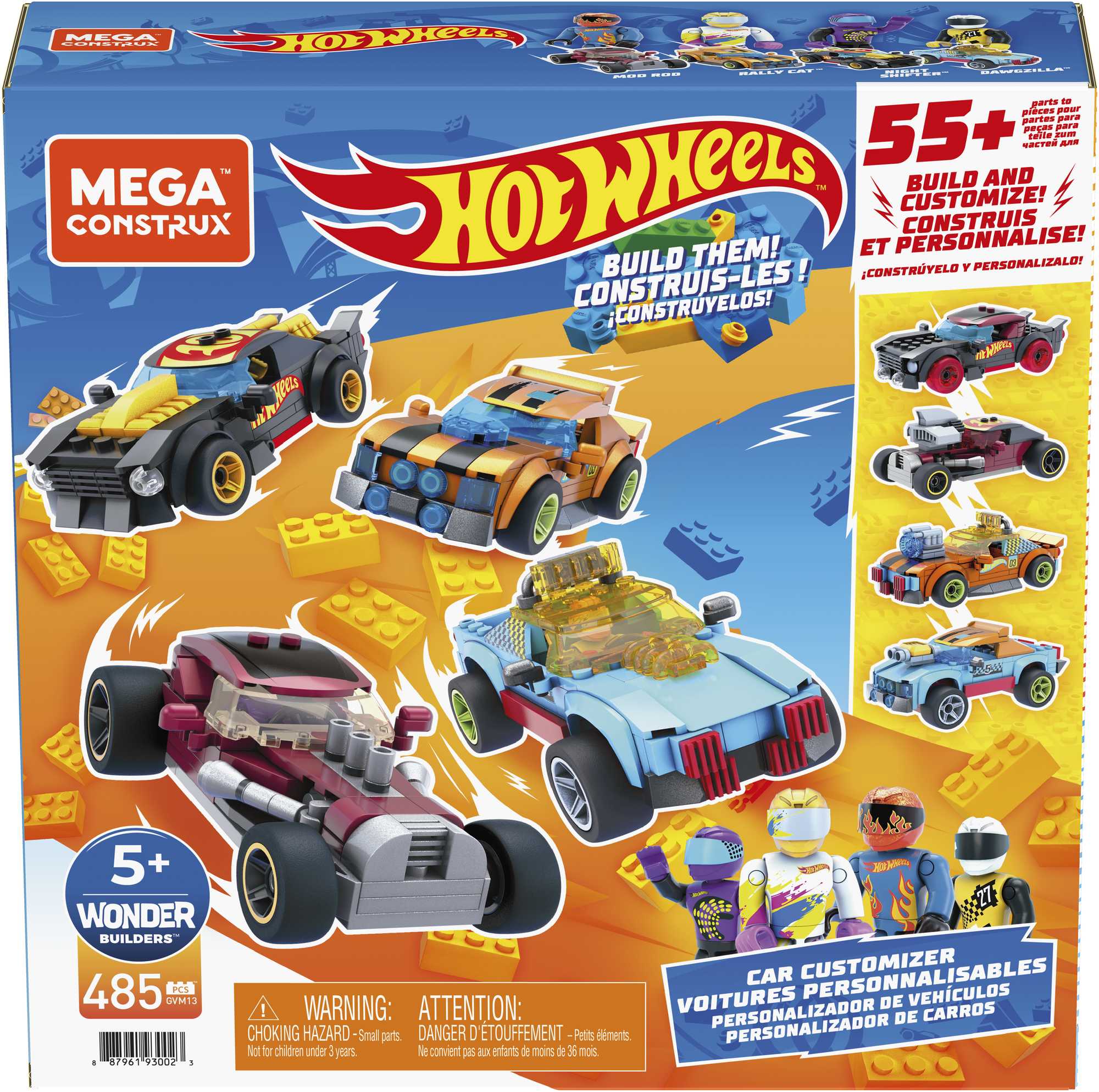 Набор Mega Construx Hot Wheels Кастомайзер машинок - Image 6
