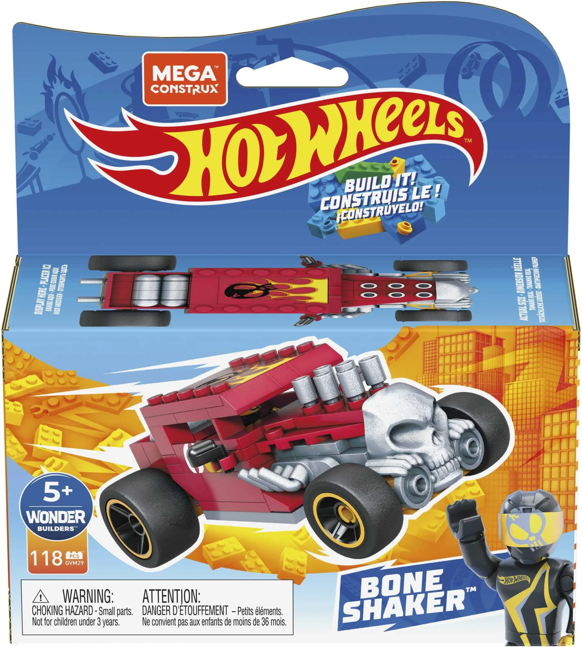 Конструктор Mega Construx Hot Wheels Машинка гоночная в ассортименте - Image 3