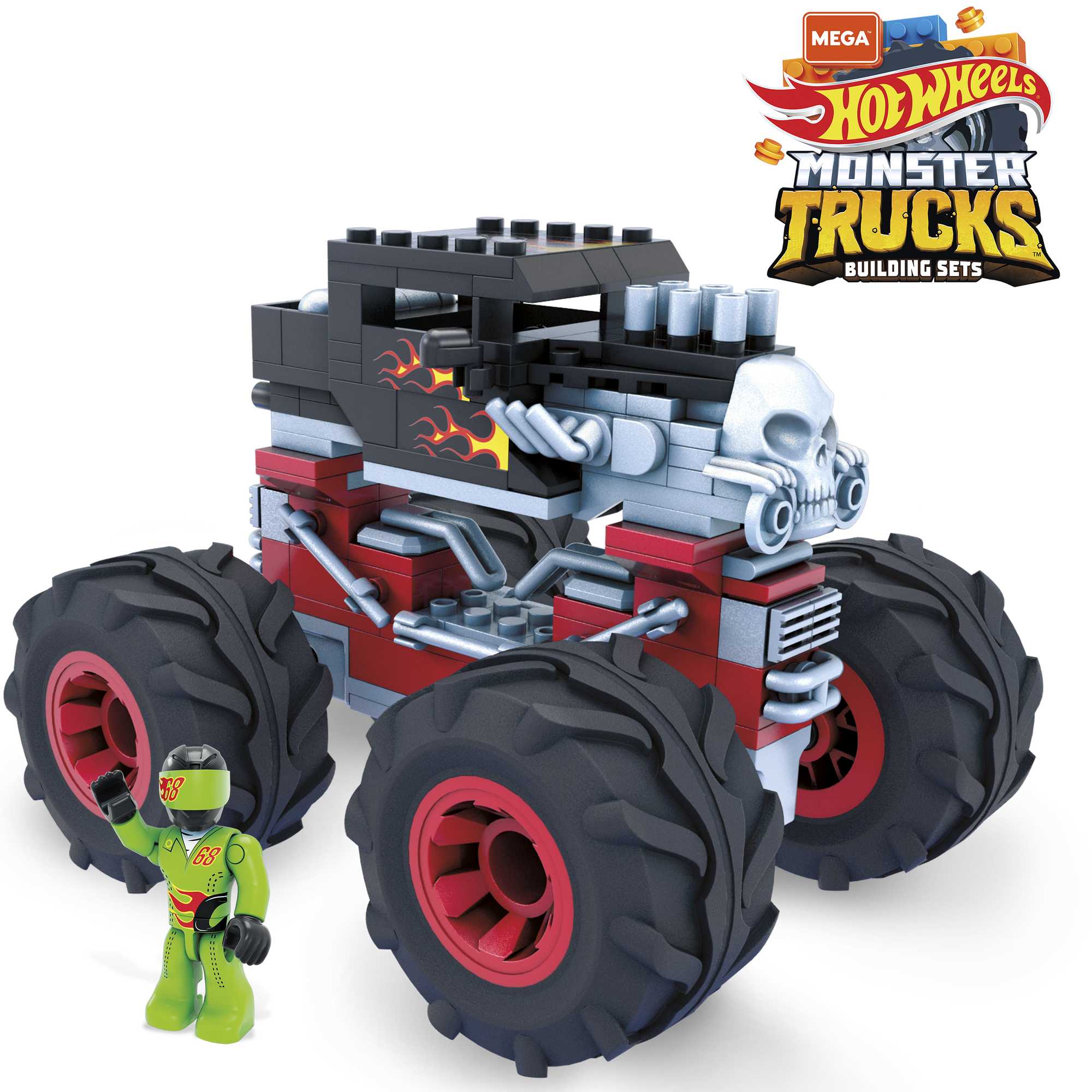 Конструктор Mega Construx Hot Wheels Монстр-трак Костолом - Image 2