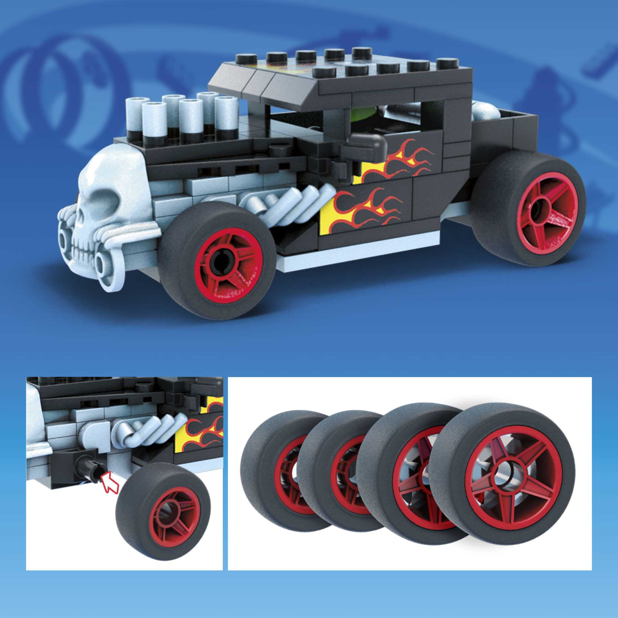 Конструктор Mega Construx Hot Wheels Монстр-трак Костолом - Image 5