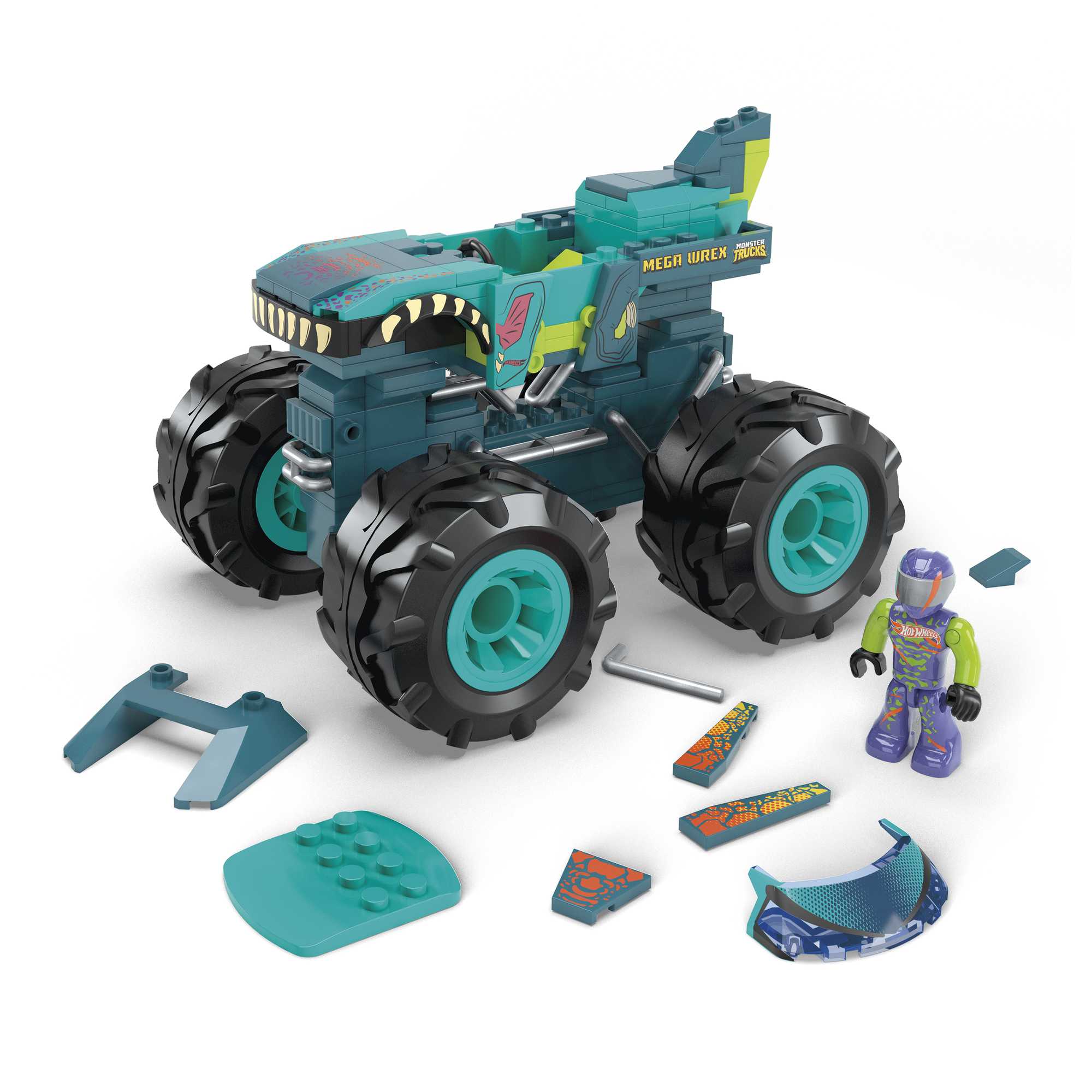 Конструктор Mega Construx Hot Wheels Монстр-трак Мега Рекс - Image 4