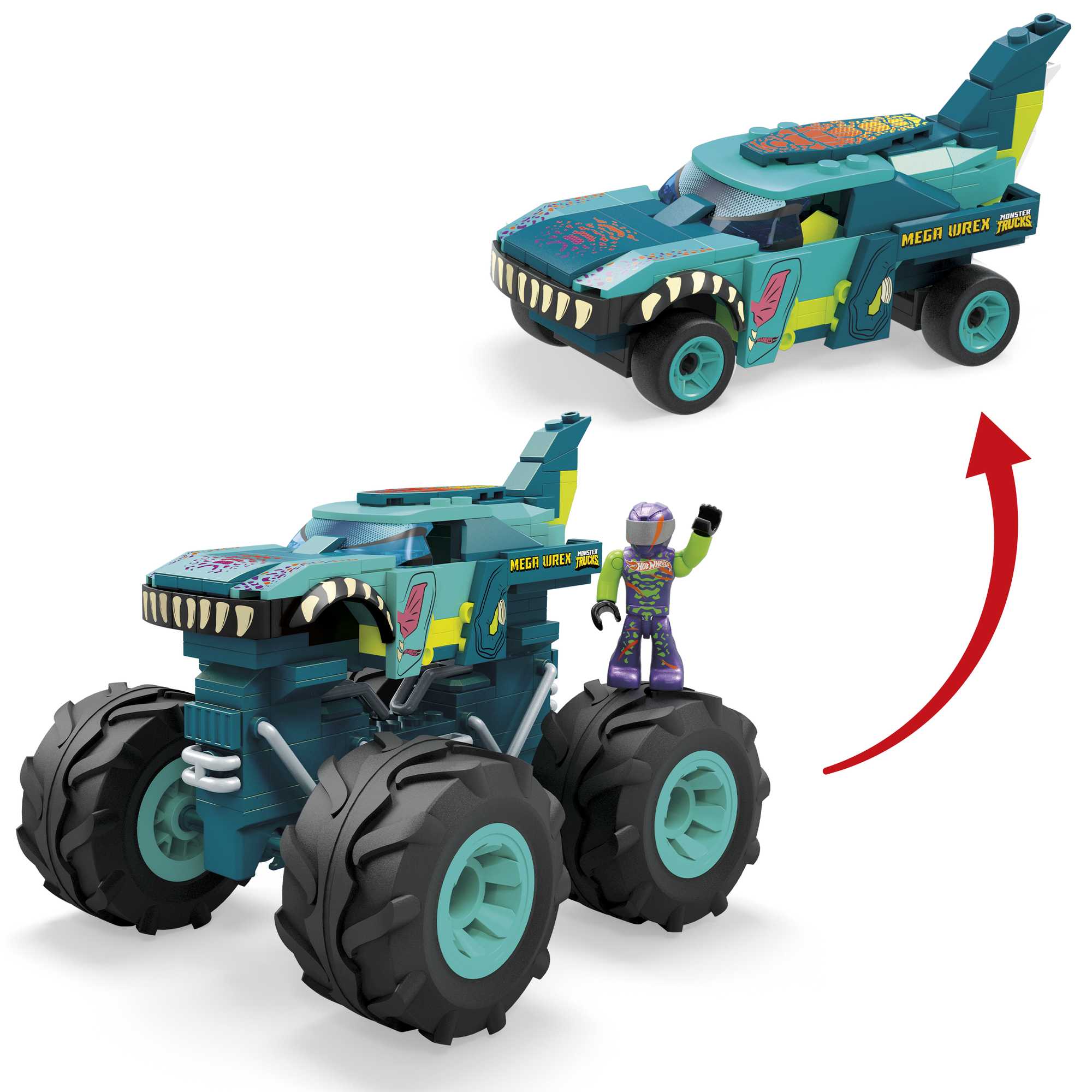 Конструктор Mega Construx Hot Wheels Монстр-трак Мега Рекс - Image 5