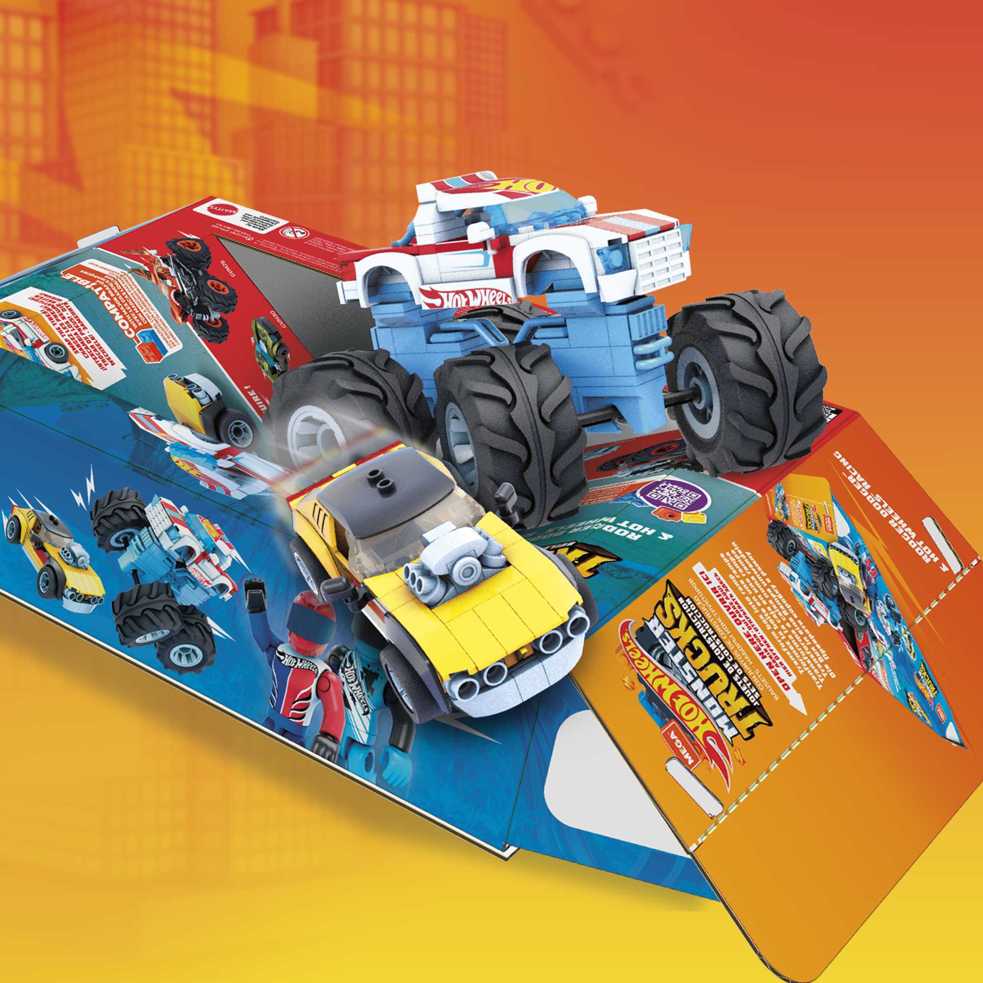 Конструктор Mega Construx Hot Wheels Роджер Доджер и Гонщик - Image 5
