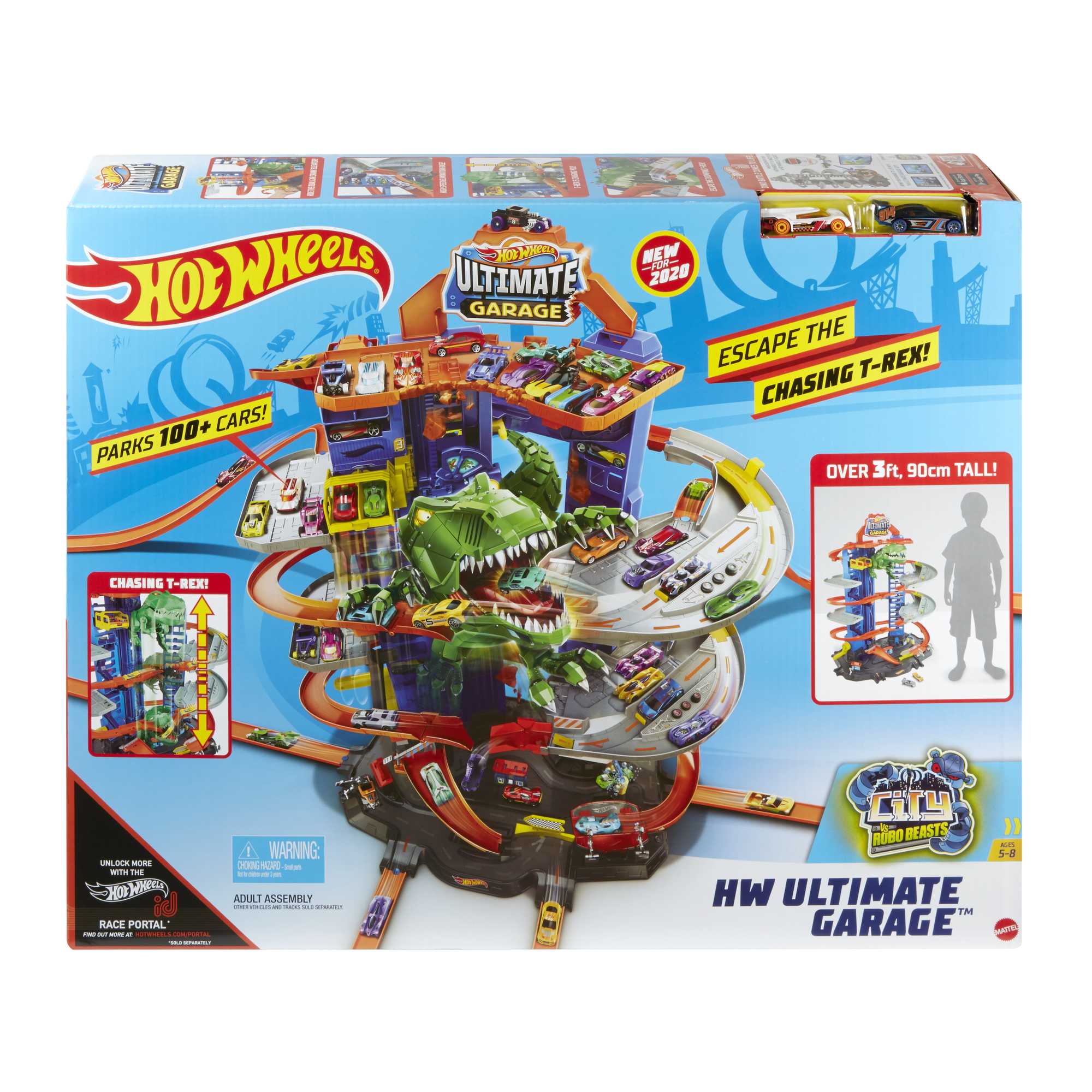 Hot Wheels - Super Dino Robot Garage - Petite Voiture - 5 Ans Et + - Image 5