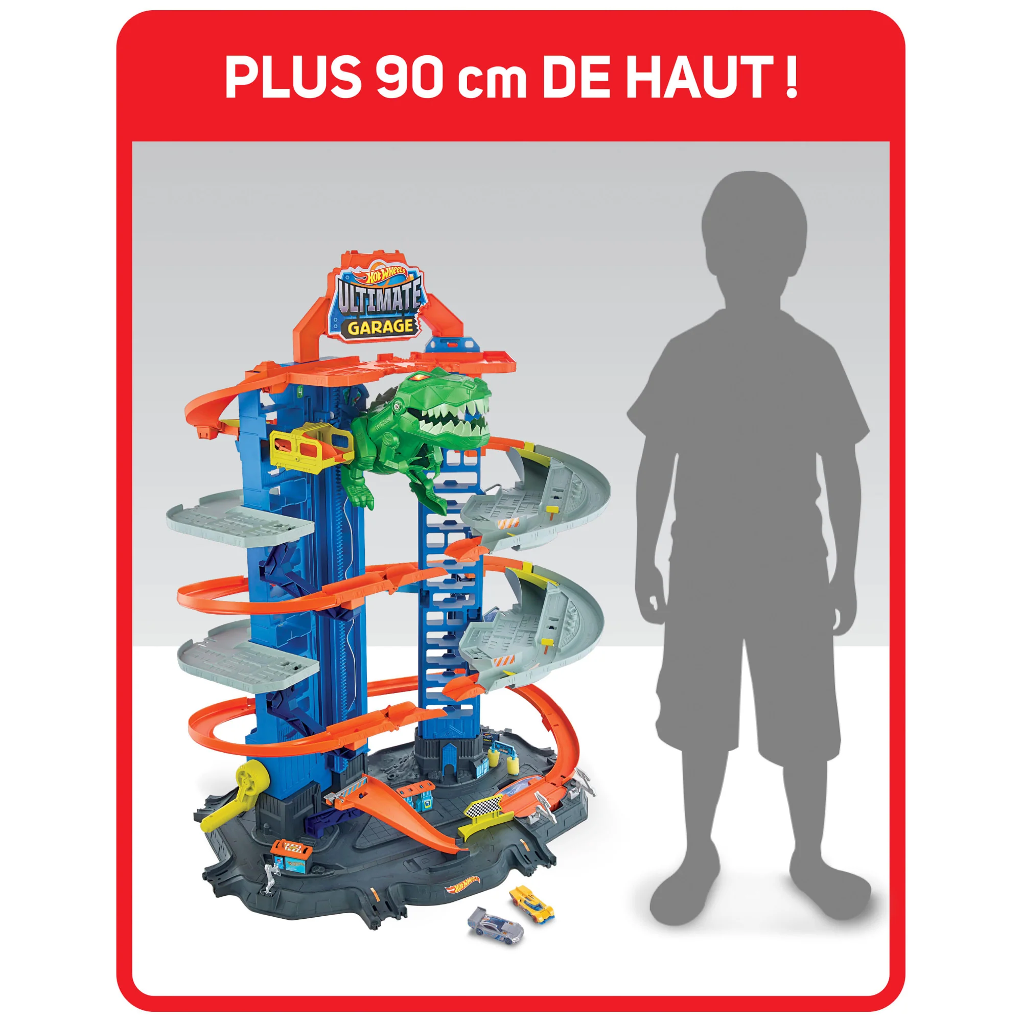 Hot Wheels - Super Dino Robot Garage - Petite Voiture - 5 Ans Et + - Image 6