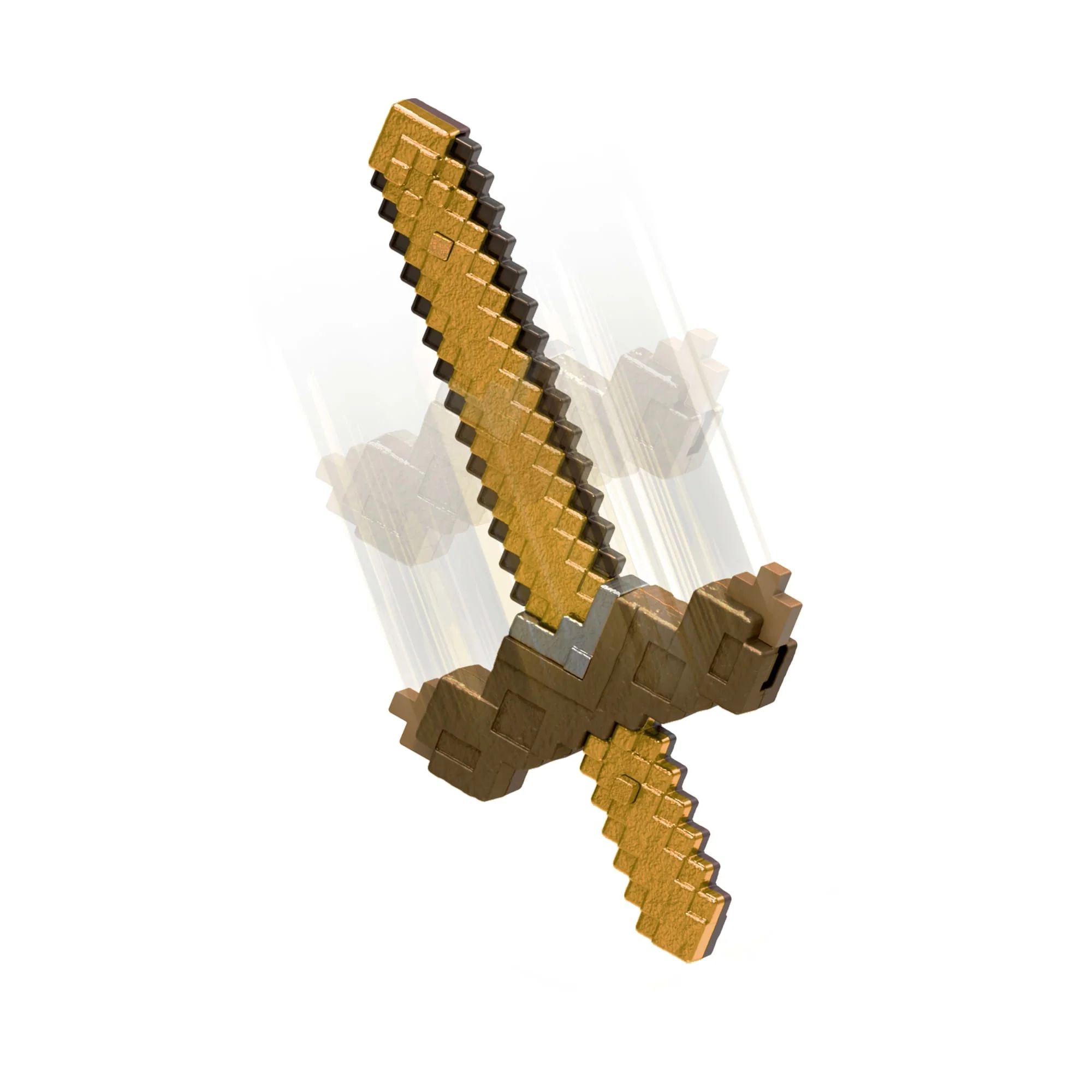Minecraft 2'si 1 Arada Kılıç Ve Kazma, Çocuklara Uygun Boyutta Canlandırma Oyunlarına Yönelik 2'si 1 Arada Dönüşebilen Oyuncak Ve Kostümler - Image 4