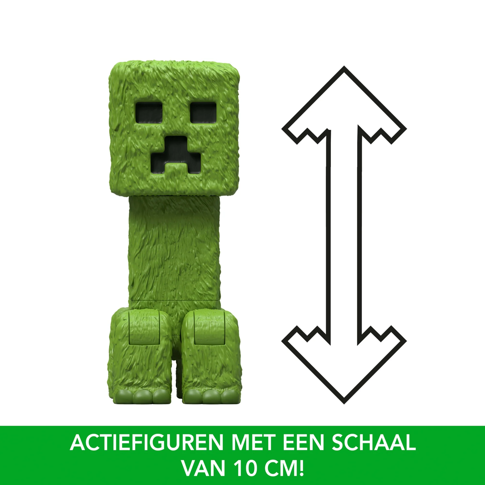 Minecraft Actiefiguur Van Creeper En Accessoires, Speelgoedset Van 10 Cm Geïnspireerd Op A Minecraft Movie - Image 4