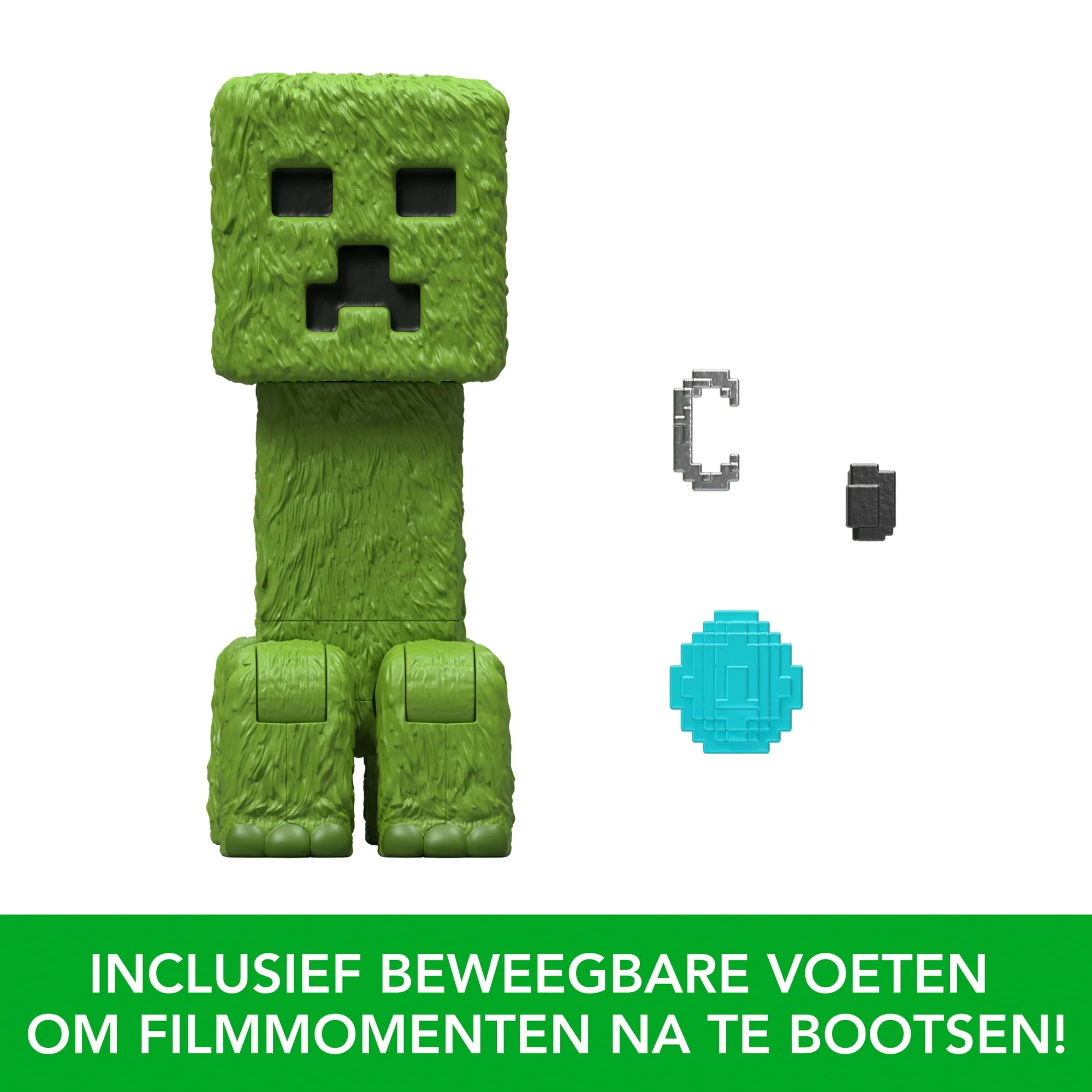 Minecraft Actiefiguur Van Creeper En Accessoires, Speelgoedset Van 10 Cm Geïnspireerd Op A Minecraft Movie - Image 5