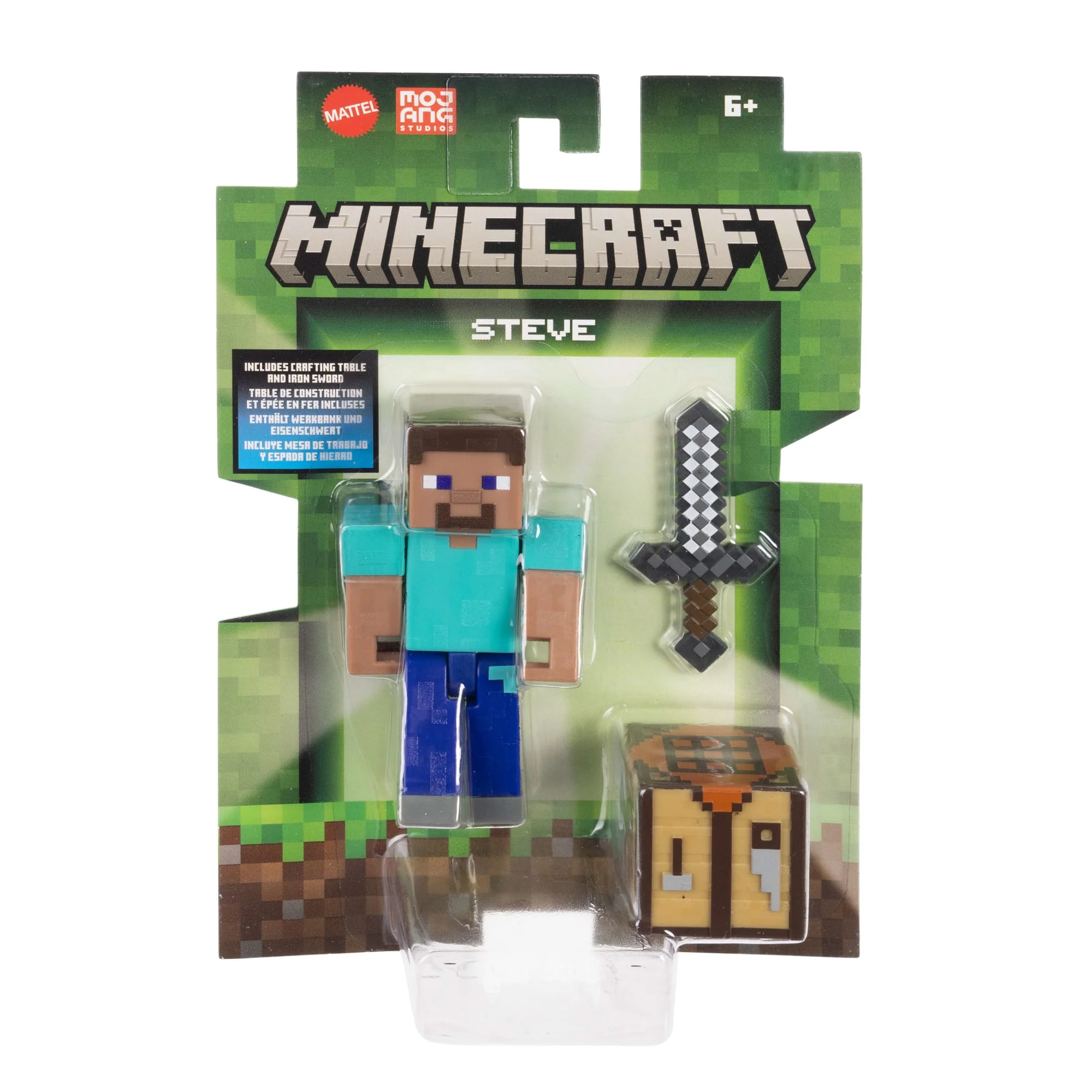 Minecraft Actionfiguren Und Zubehörteile, Maßstabsgetreu Zu Einer Ca. 8 Cm Großen Figur Mit Pixeligem Design (Figuren Können Variieren) - Image 6
