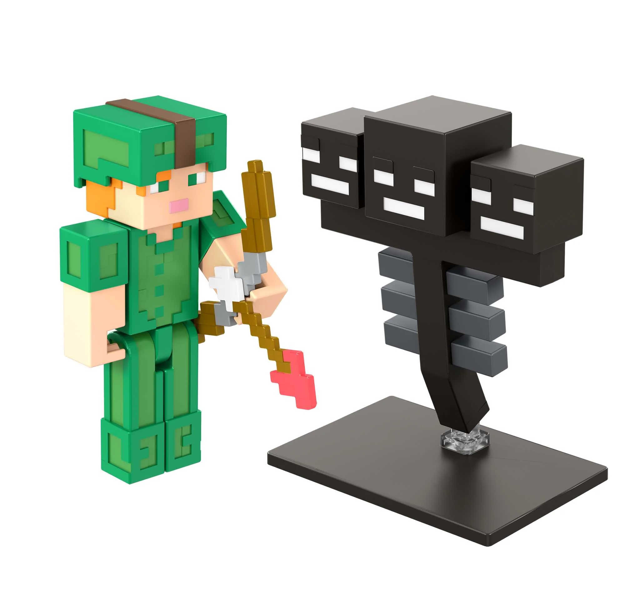 Minecraft Alex Vs Wither Figures