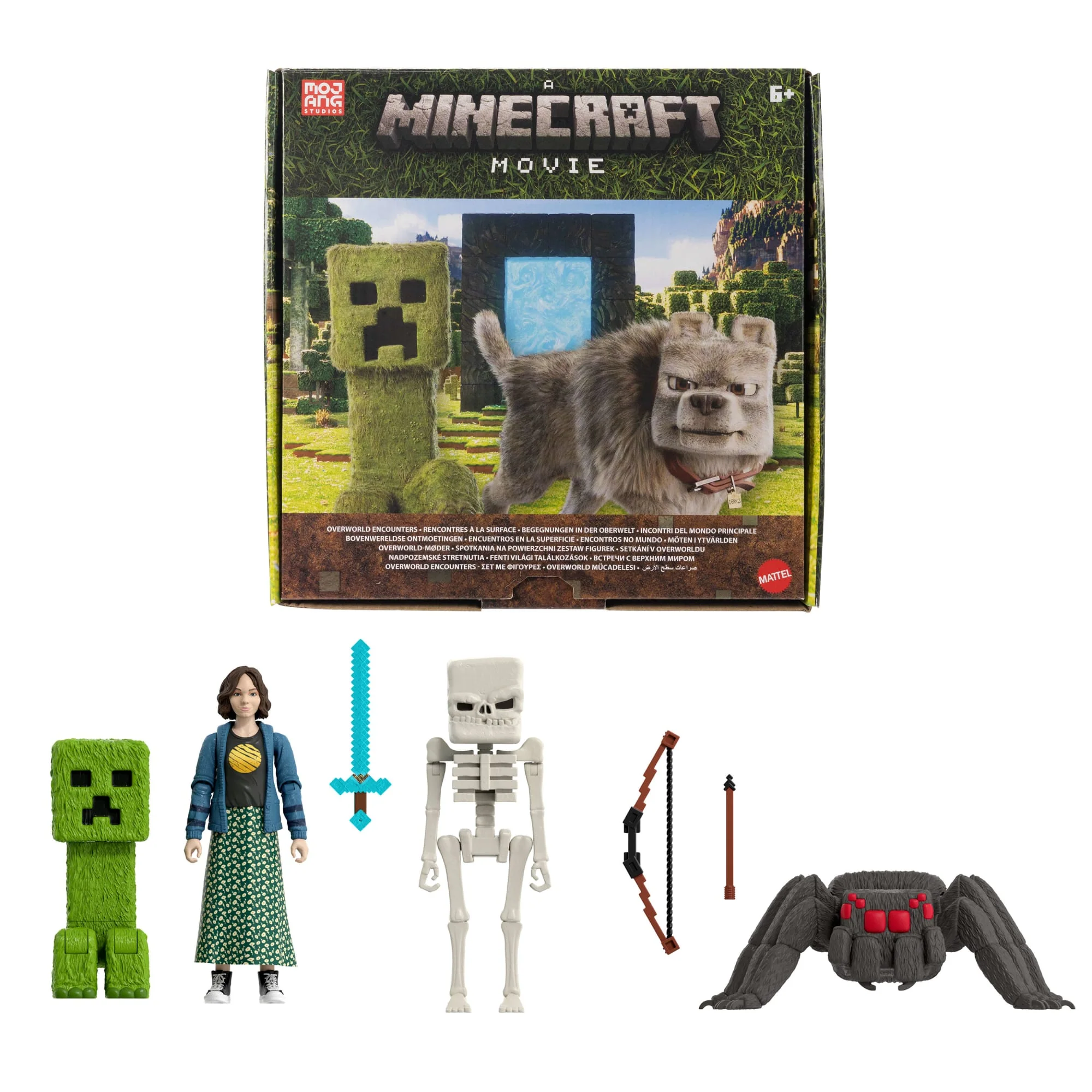 Minecraft Coffret Rencontres À La Surface 4 Figurines Et 3 Accessoires